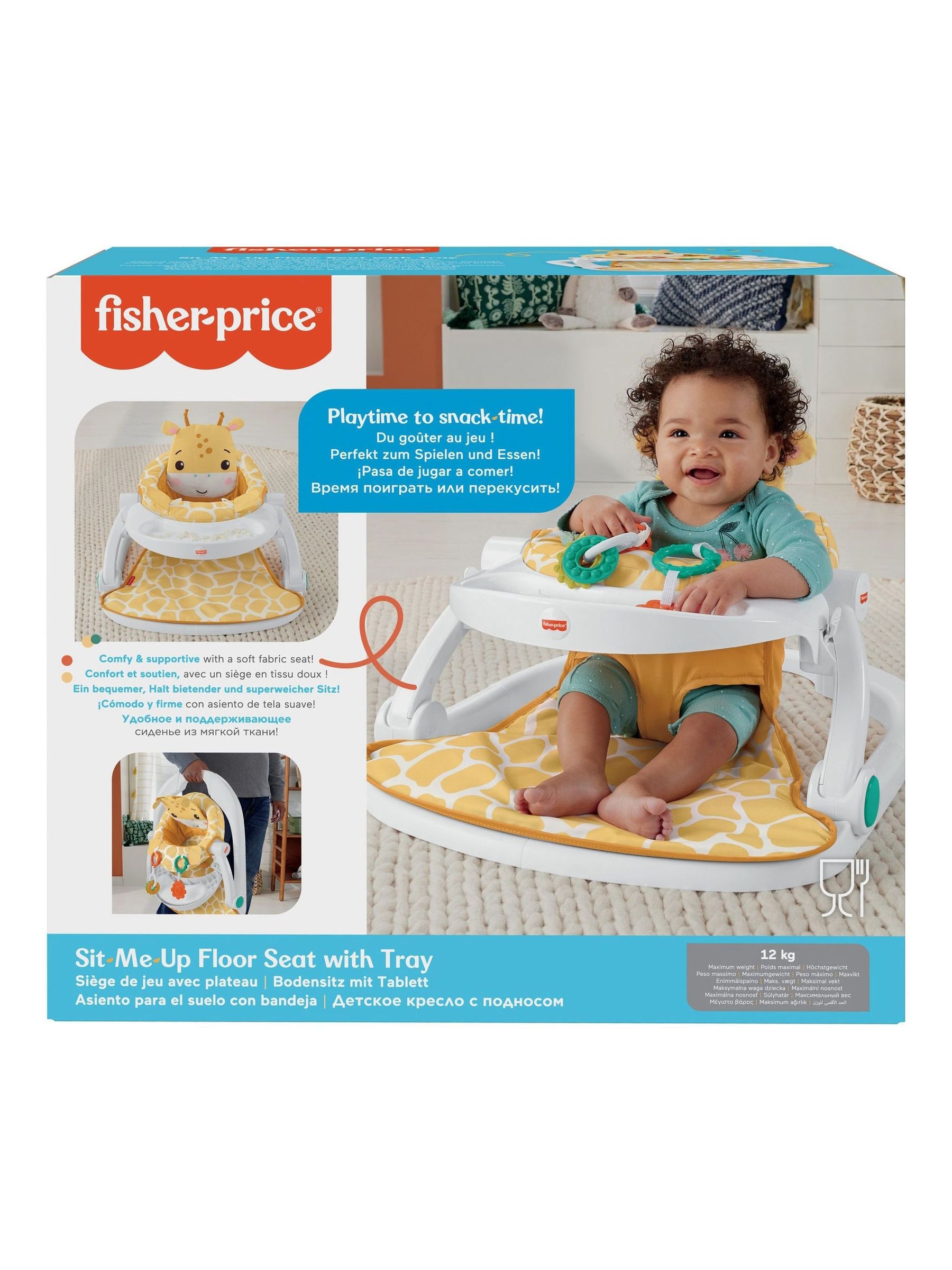 Fisher Price Sit Me Up Tray Giraffe - Image 2 of 4