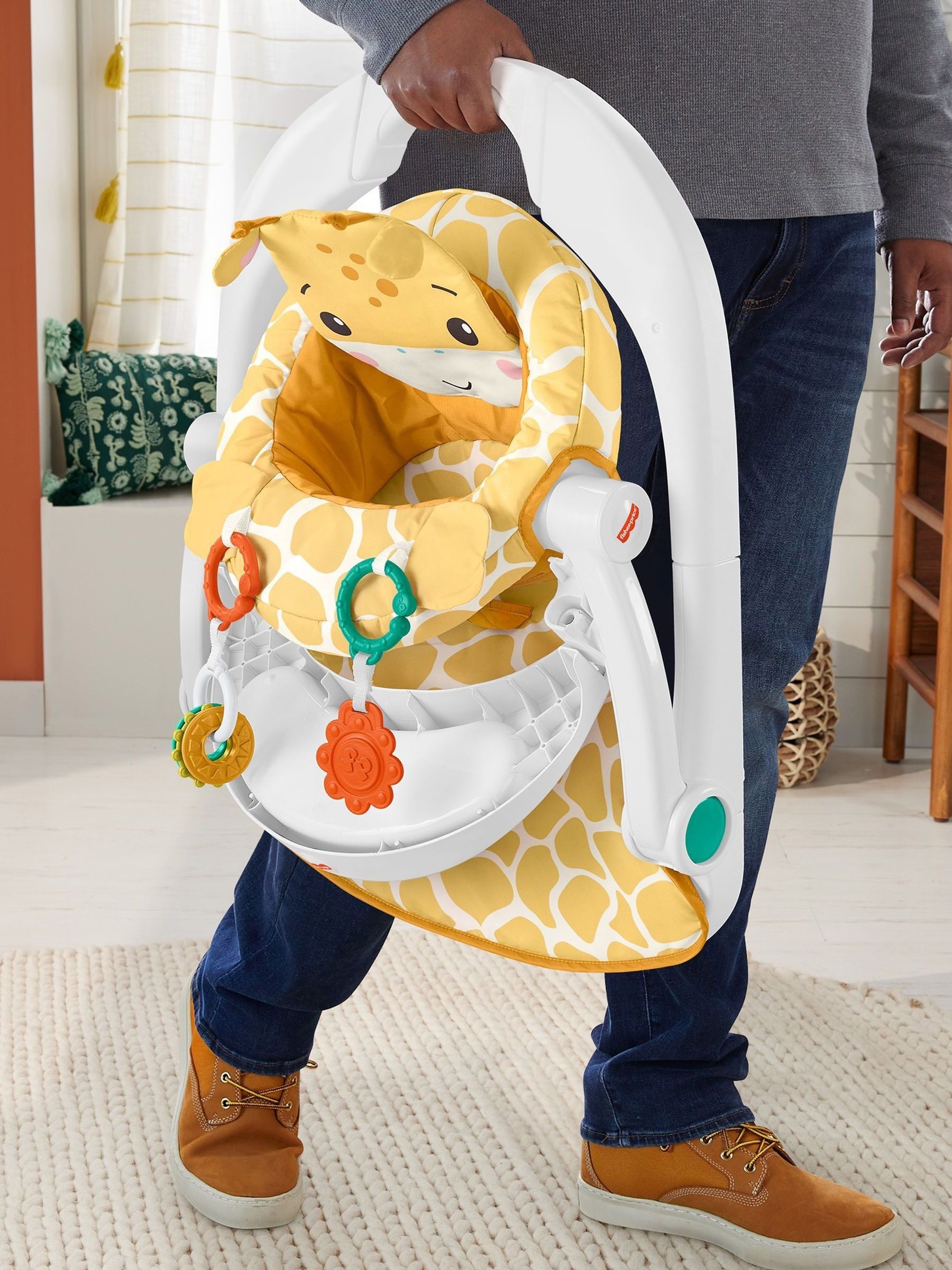 Fisher Price Sit Me Up Tray Giraffe - Image 3 of 4