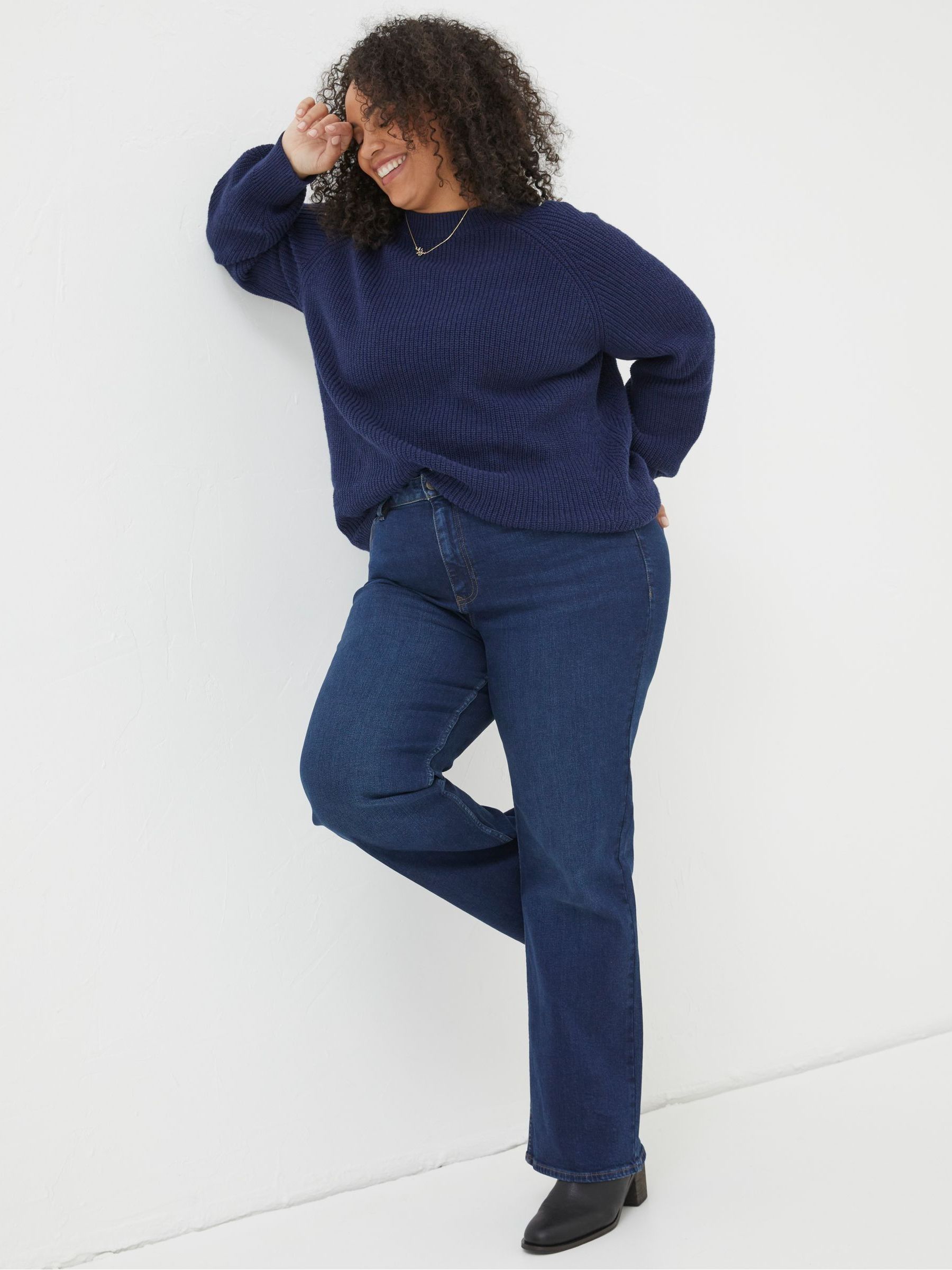Brooke Dark Blue Bootcut Jeans - Image 3 of 6