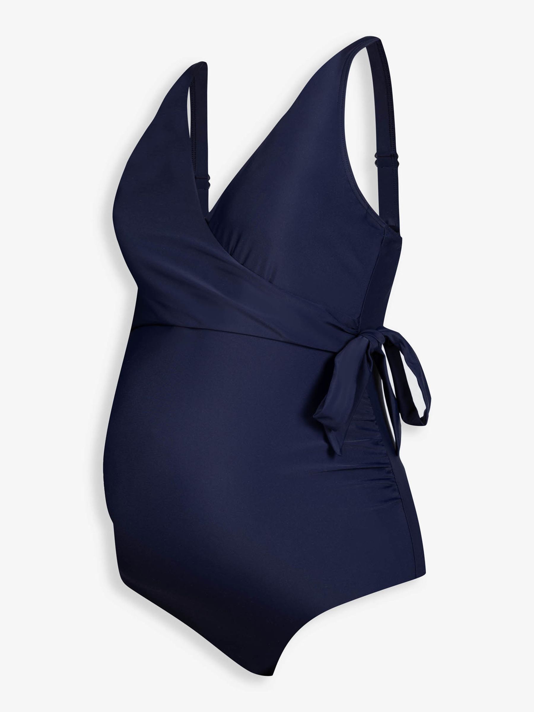 Navy Wrap Maternity Swimsuit - Image 3 of 3