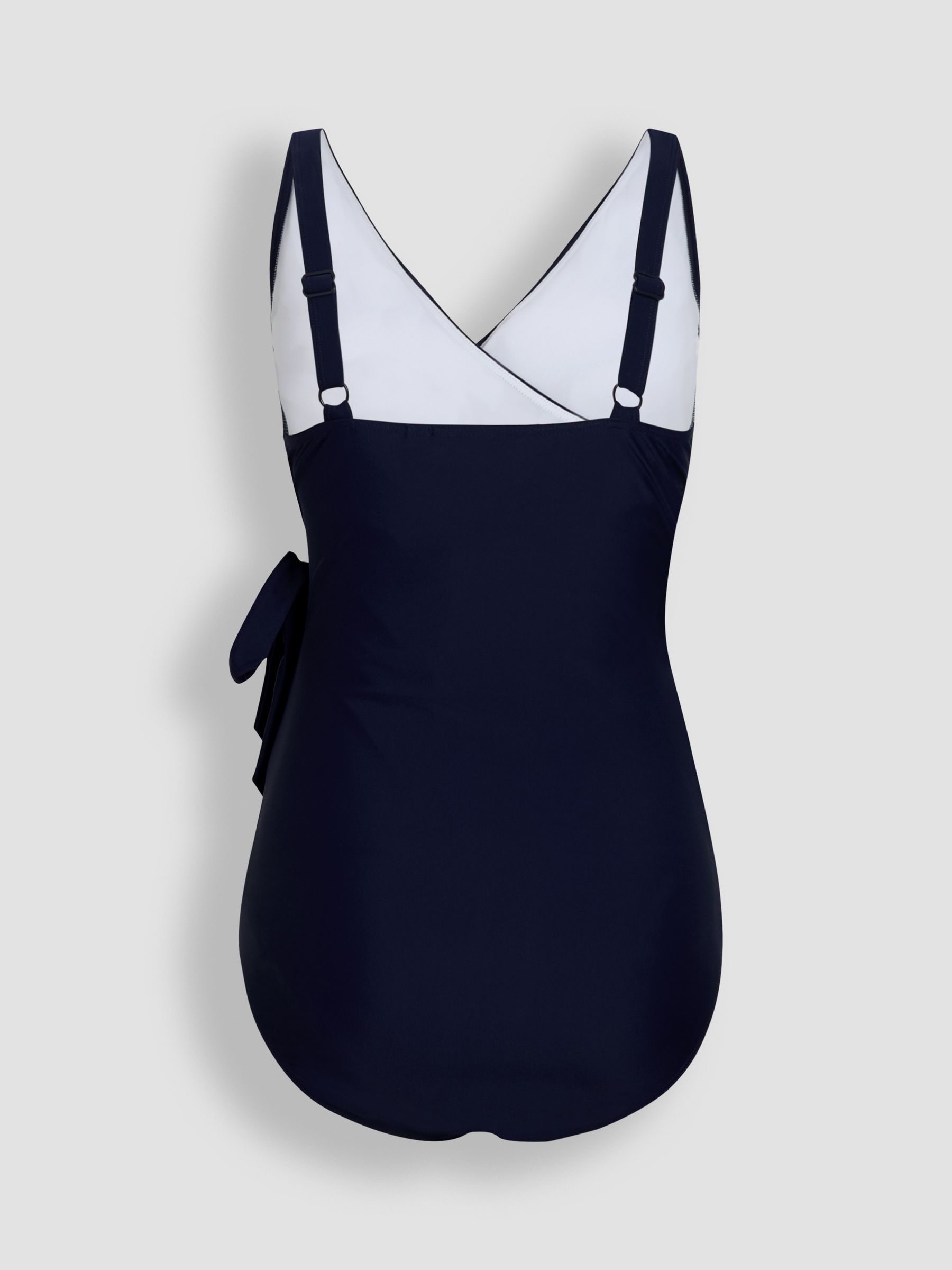 Navy Wrap Maternity Swimsuit - Image 4 of 4