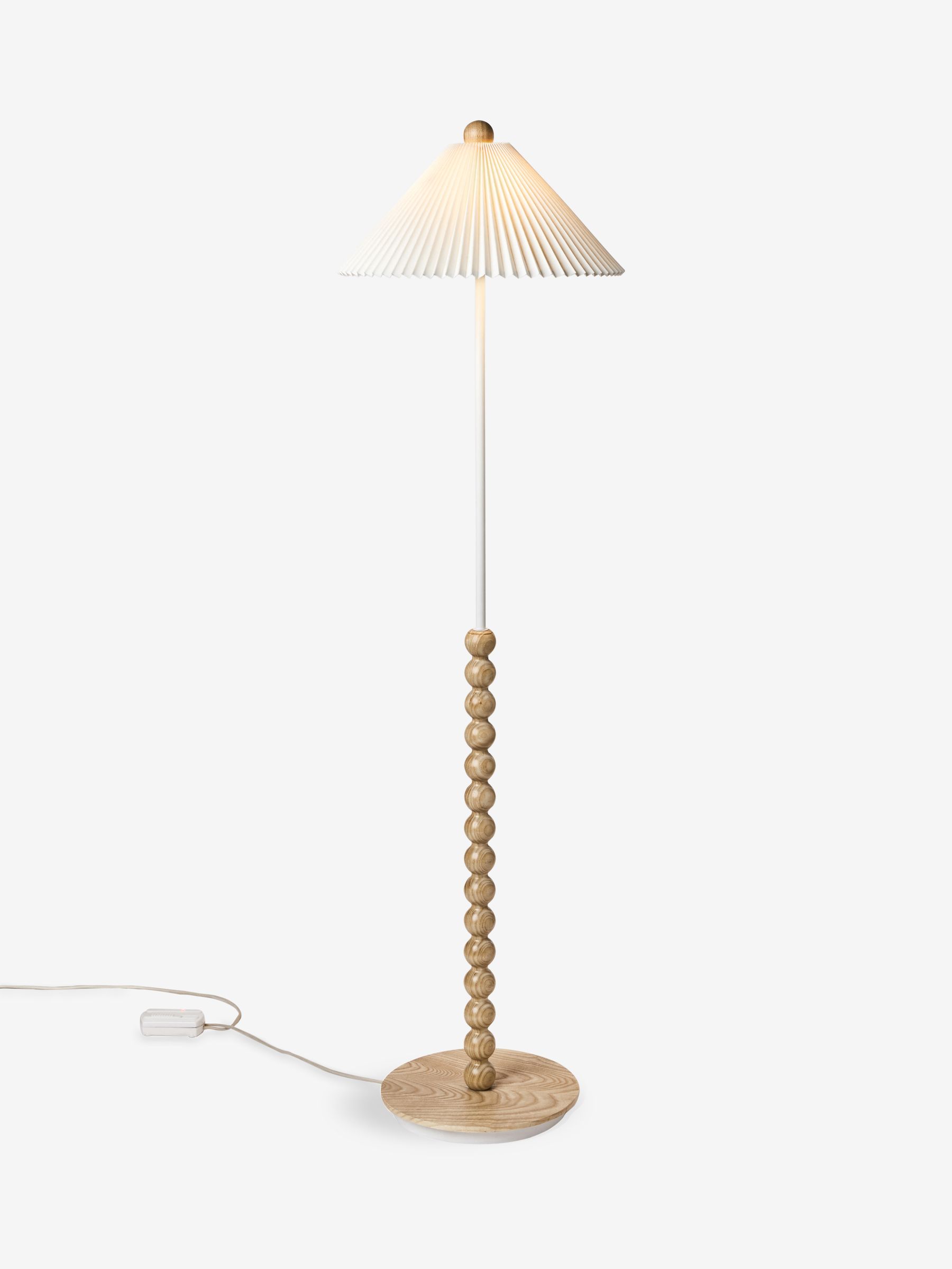 Lila Floor Lamp in Cream - Image 4 of 4