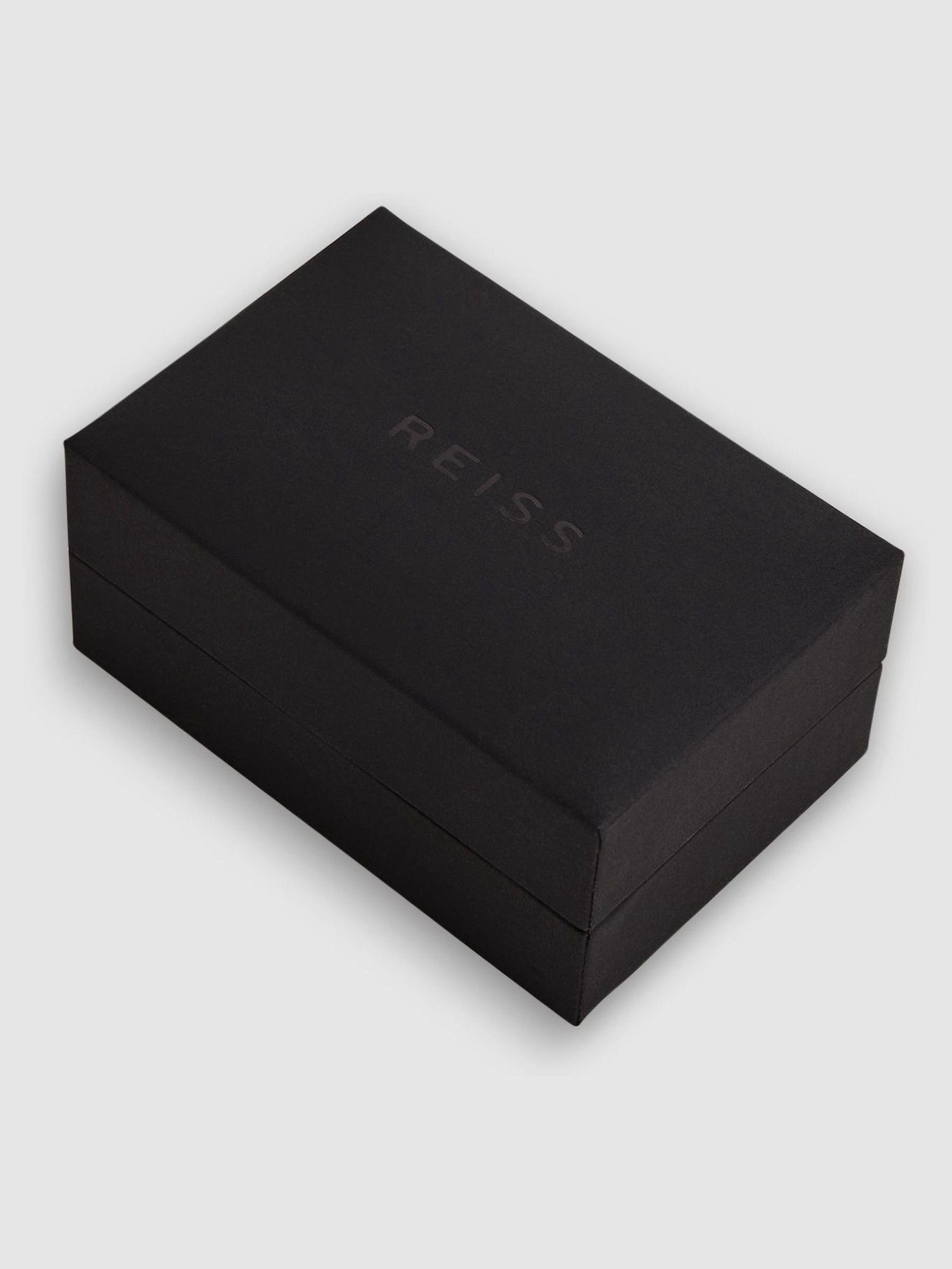 Round Onyx Cufflinks in Silver/Onyx - Image 5 of 5