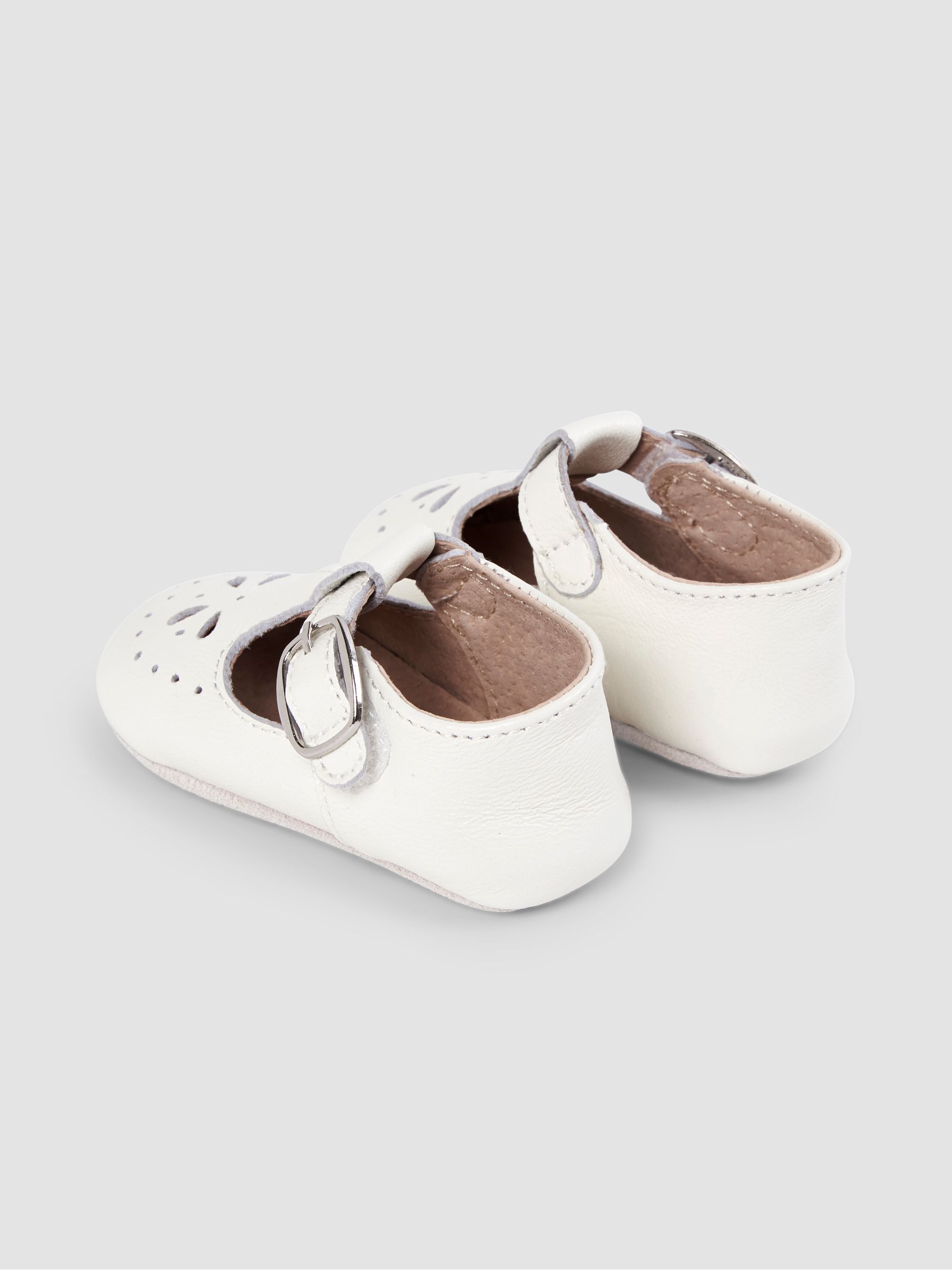 White Peter Rabbit Leather Pre-Walker Shoes - Image 2 of 7