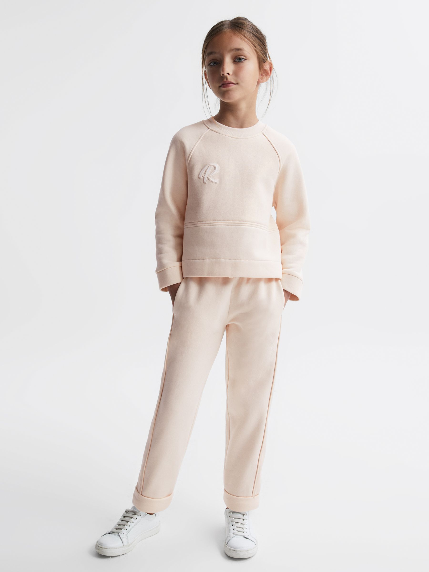 9-14 yrs Sparkle Crew Neck Sweatshirt in Pink - Image 2 of 5