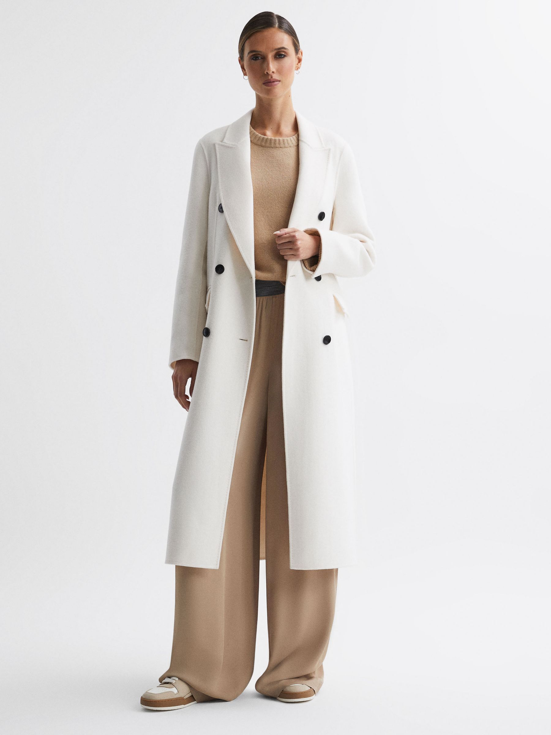 Wool-Cashmere Casual Fit Jumper in Camel - Image 5 of 6