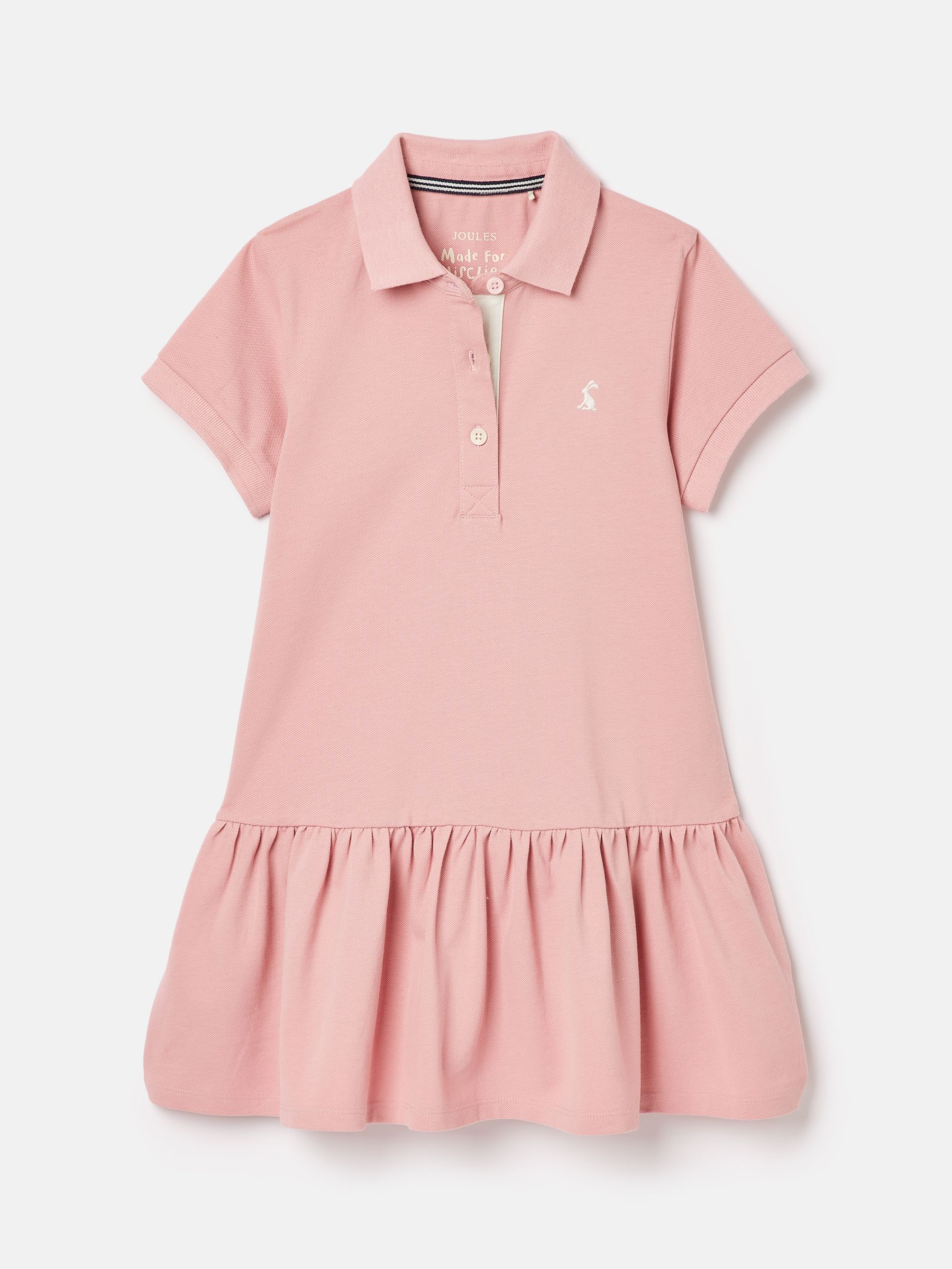 Girls' Orla Pink Polo Shirt Dress - Image 1 of 6