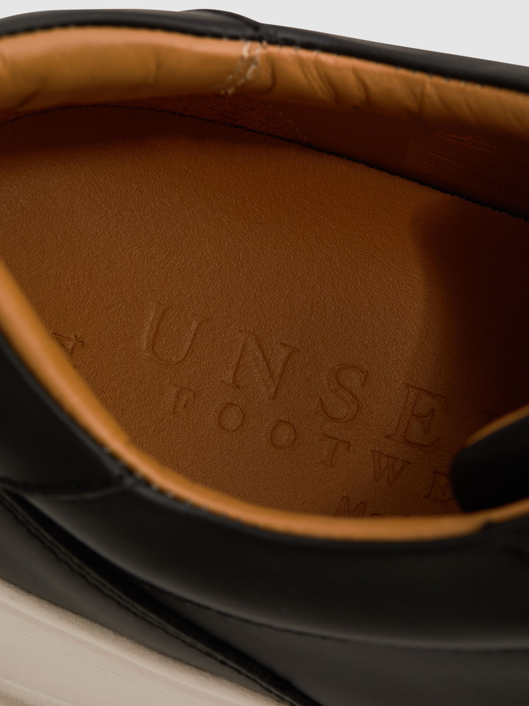 Unseen Marais Trainers in Black - Image 7 of 7