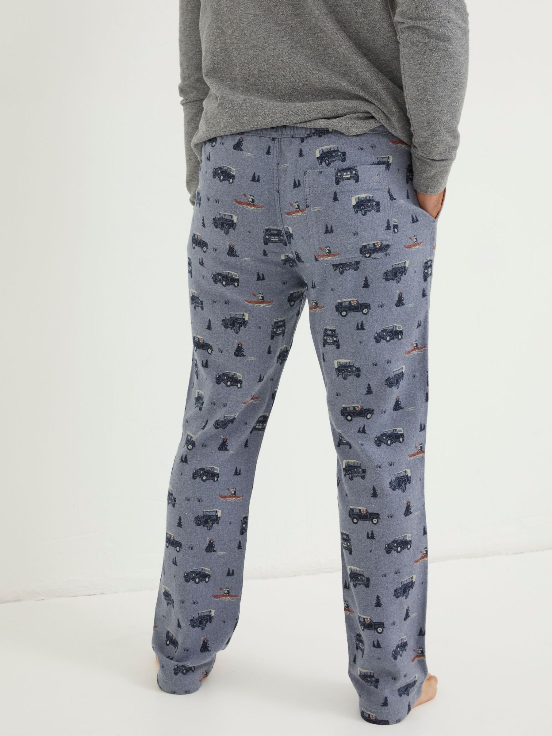 Blue Landrover Print Pyjama Bottoms - Image 2 of 3