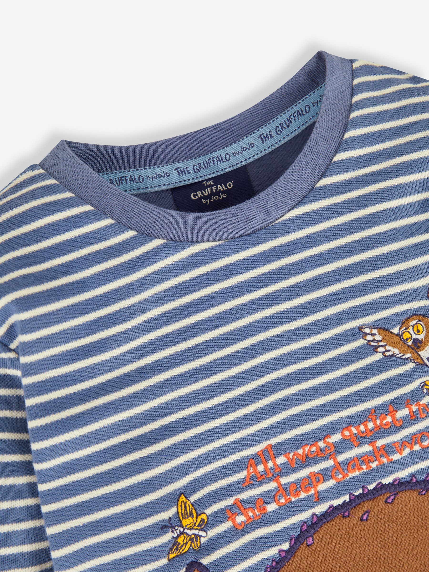 Indigo Blue The Gruffalo Striped Cotton Pyjamas - Image 5 of 5