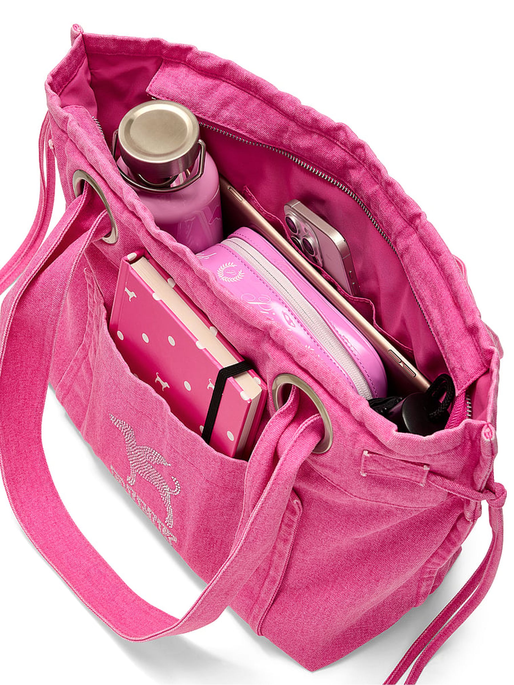 Pink Gossip Backstage Canvas Tote - Image 4 of 4