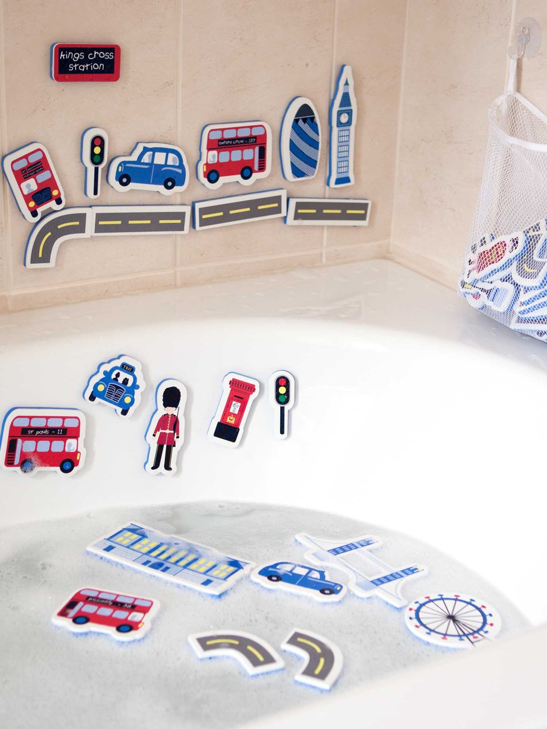 Floating London Foam Bath Shapes - Image 2 of 3