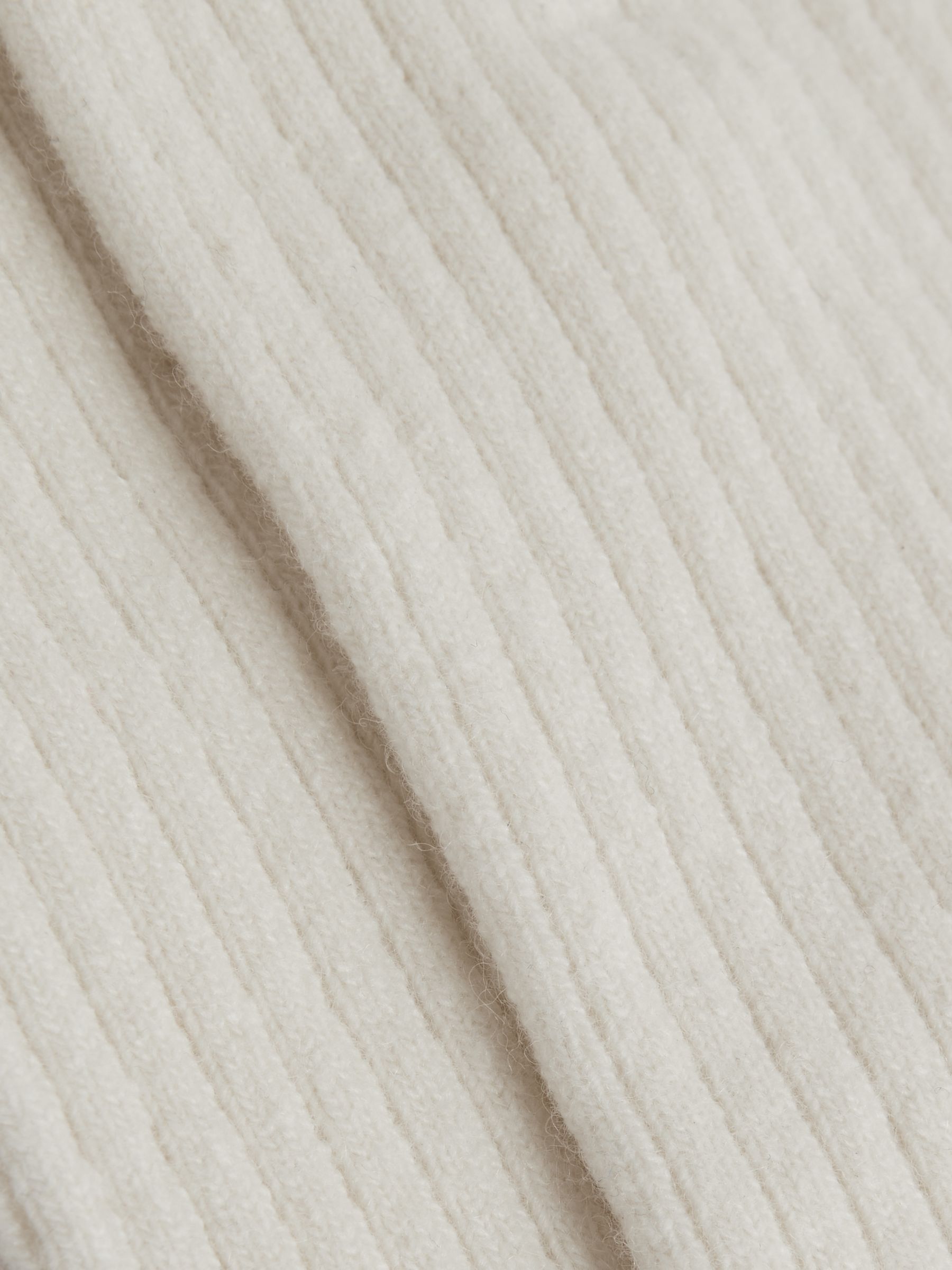 Ribbed Wool Blend Socks in Grey Marl - Image 3 of 3