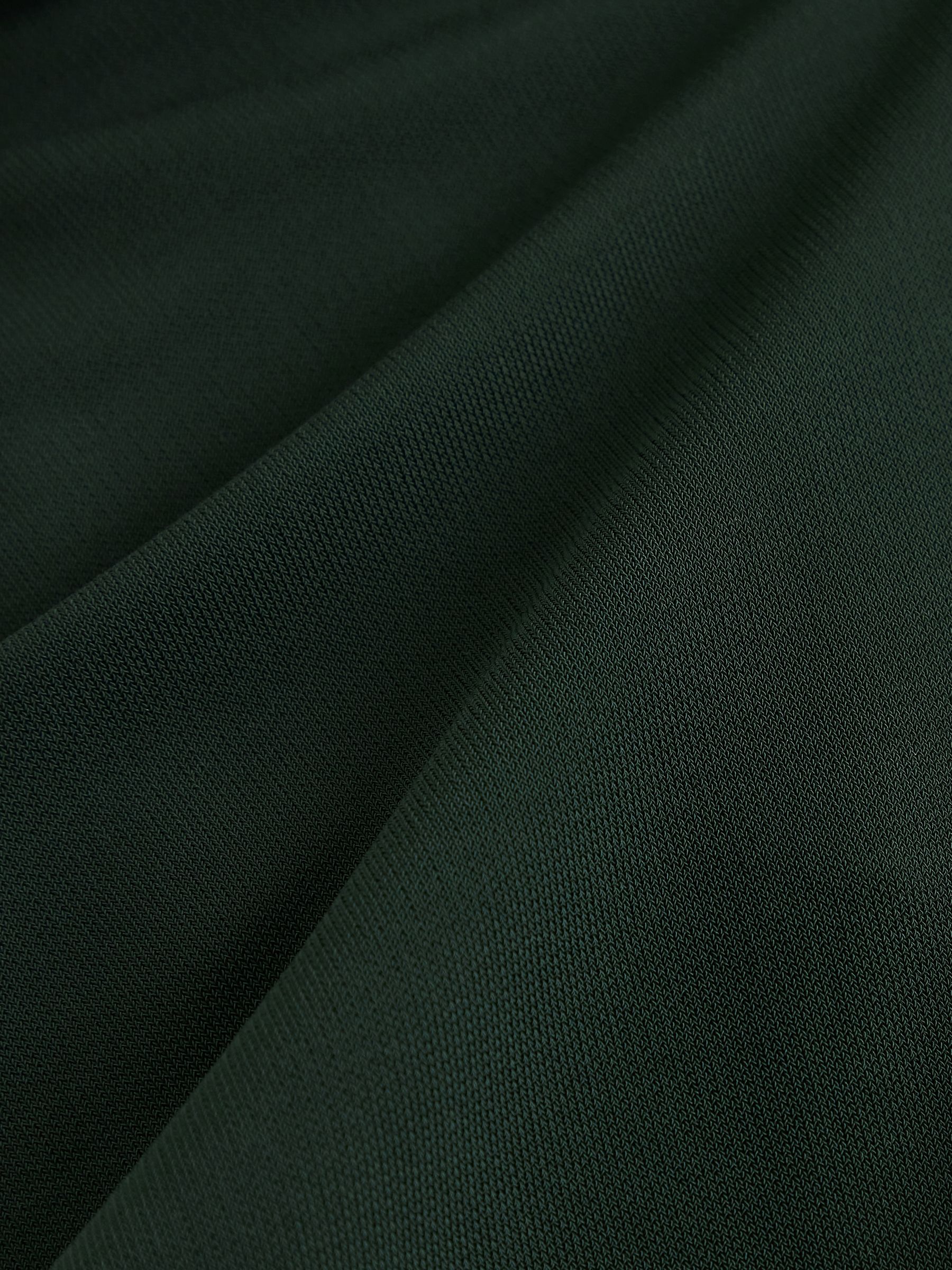 Fitted Long Sleeve Wrap Top in Green - Image 6 of 6