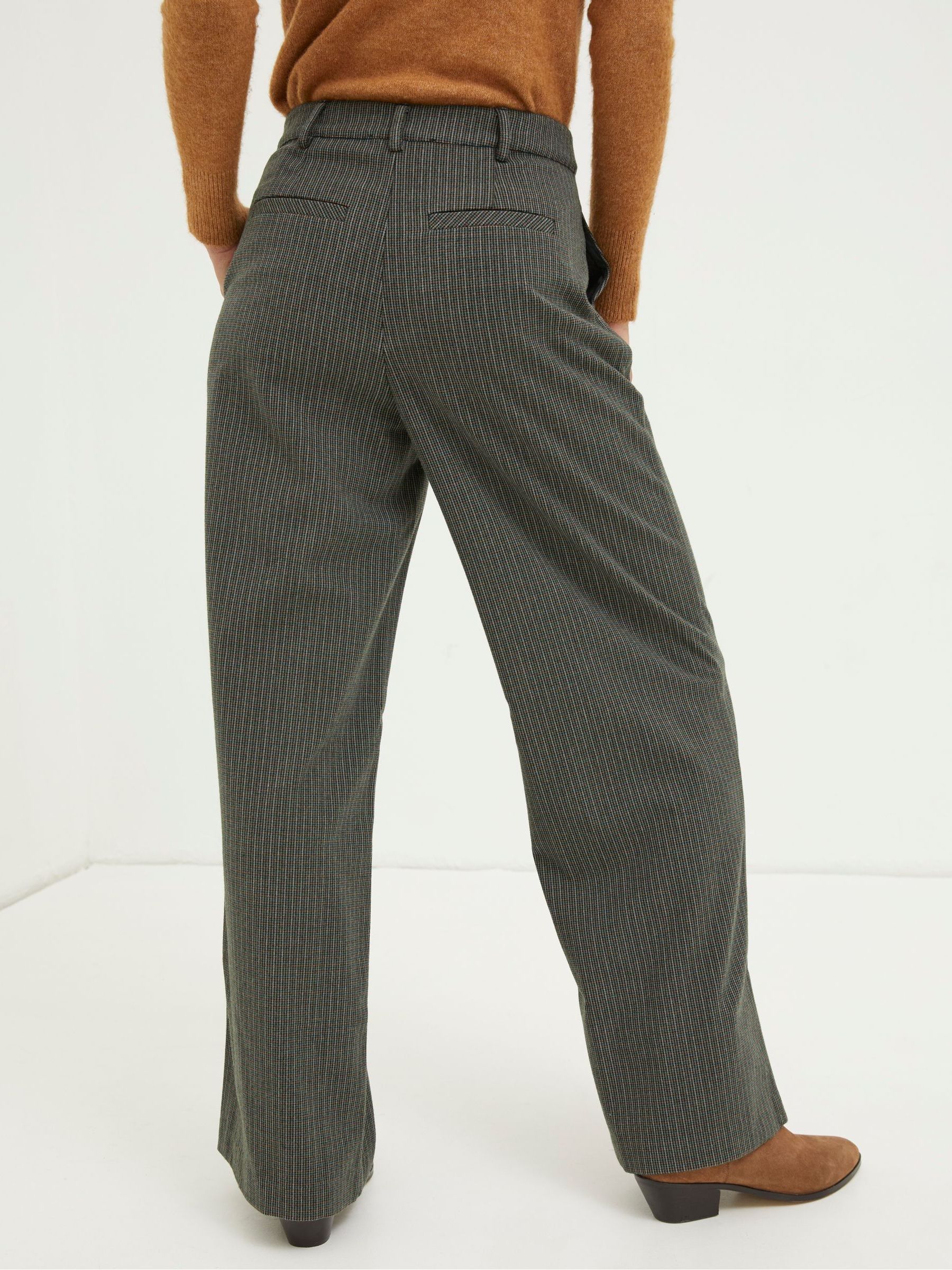 Grey Presley Mini Check Trousers - Image 2 of 6