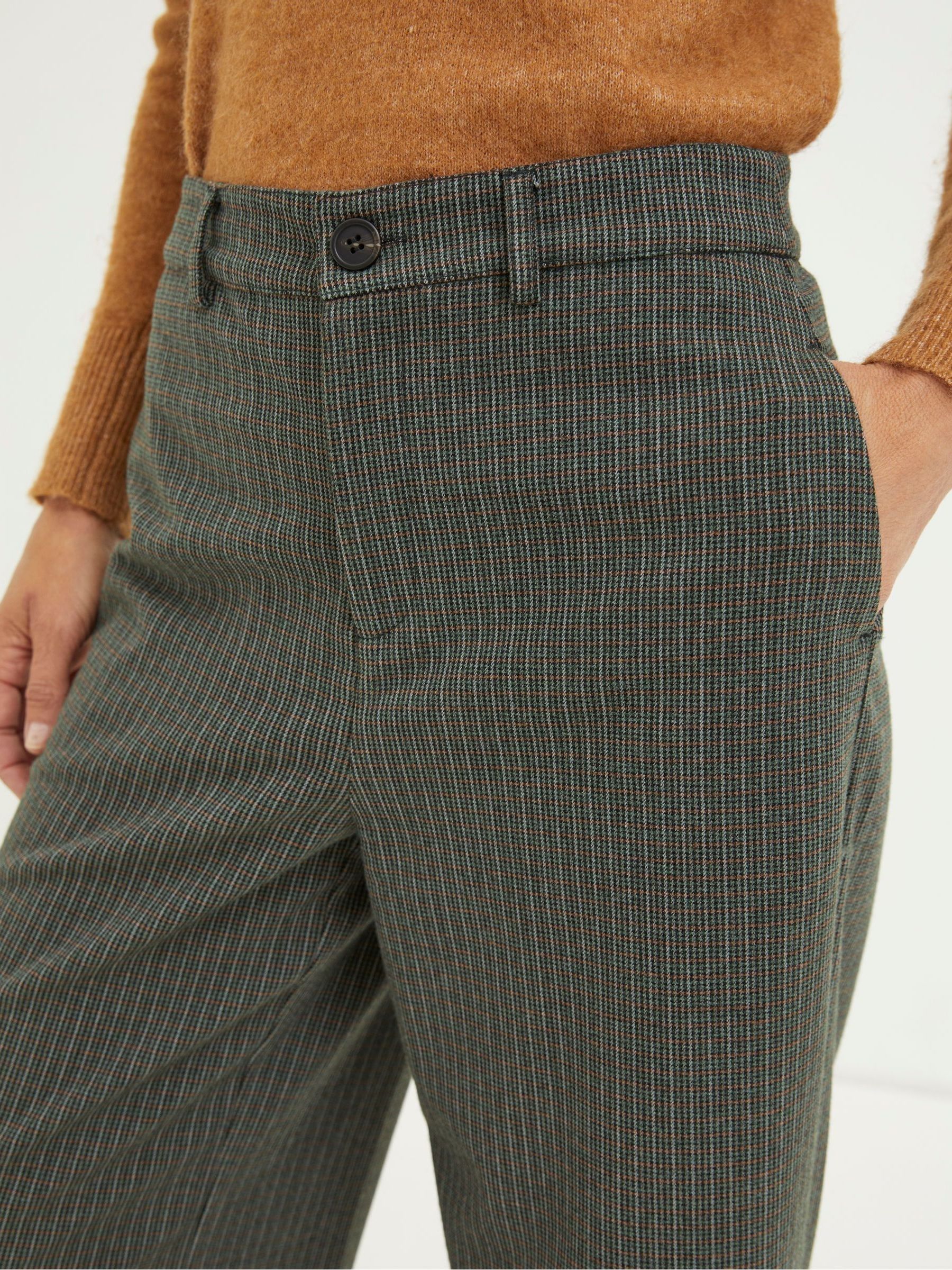 Grey Presley Mini Check Trousers - Image 5 of 6
