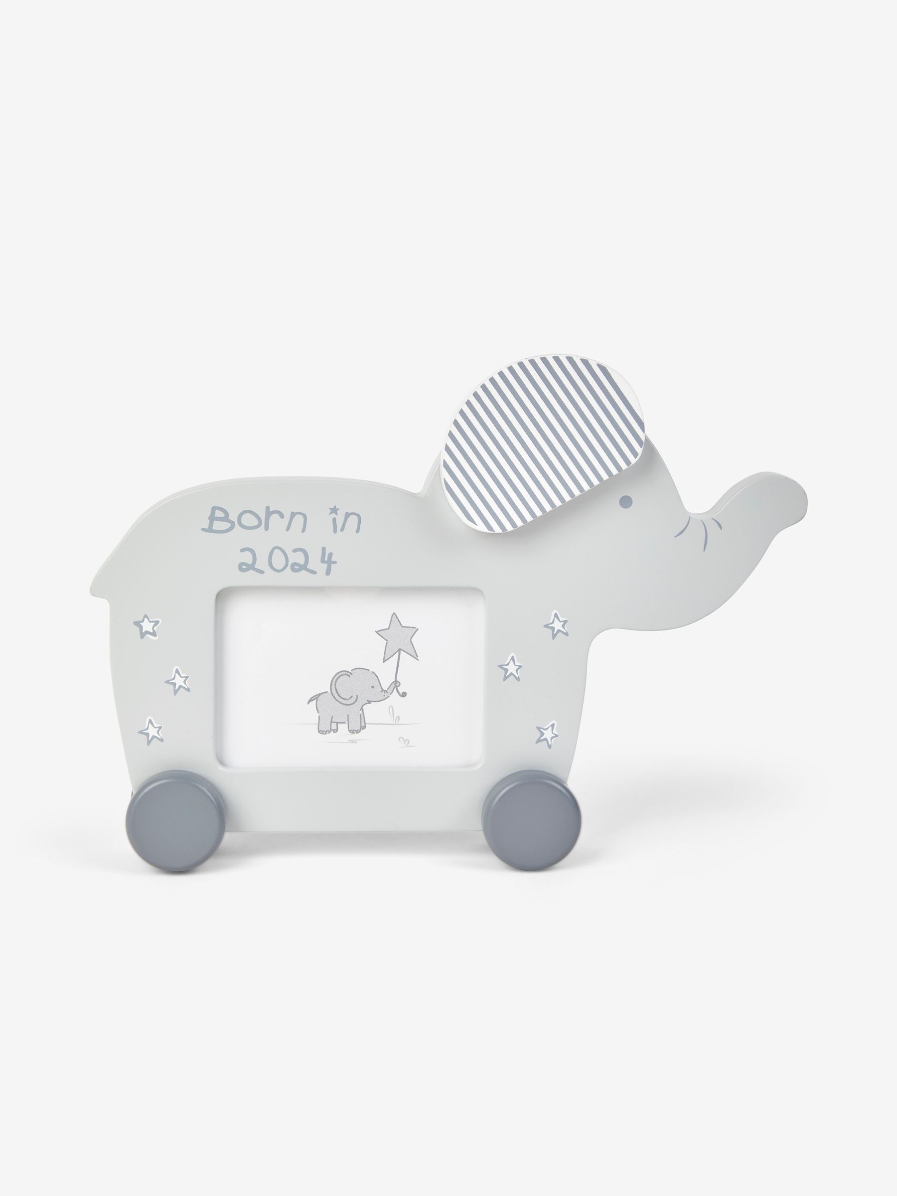 Born in 2024 Elephant Photo Frame - Image 1 of 2