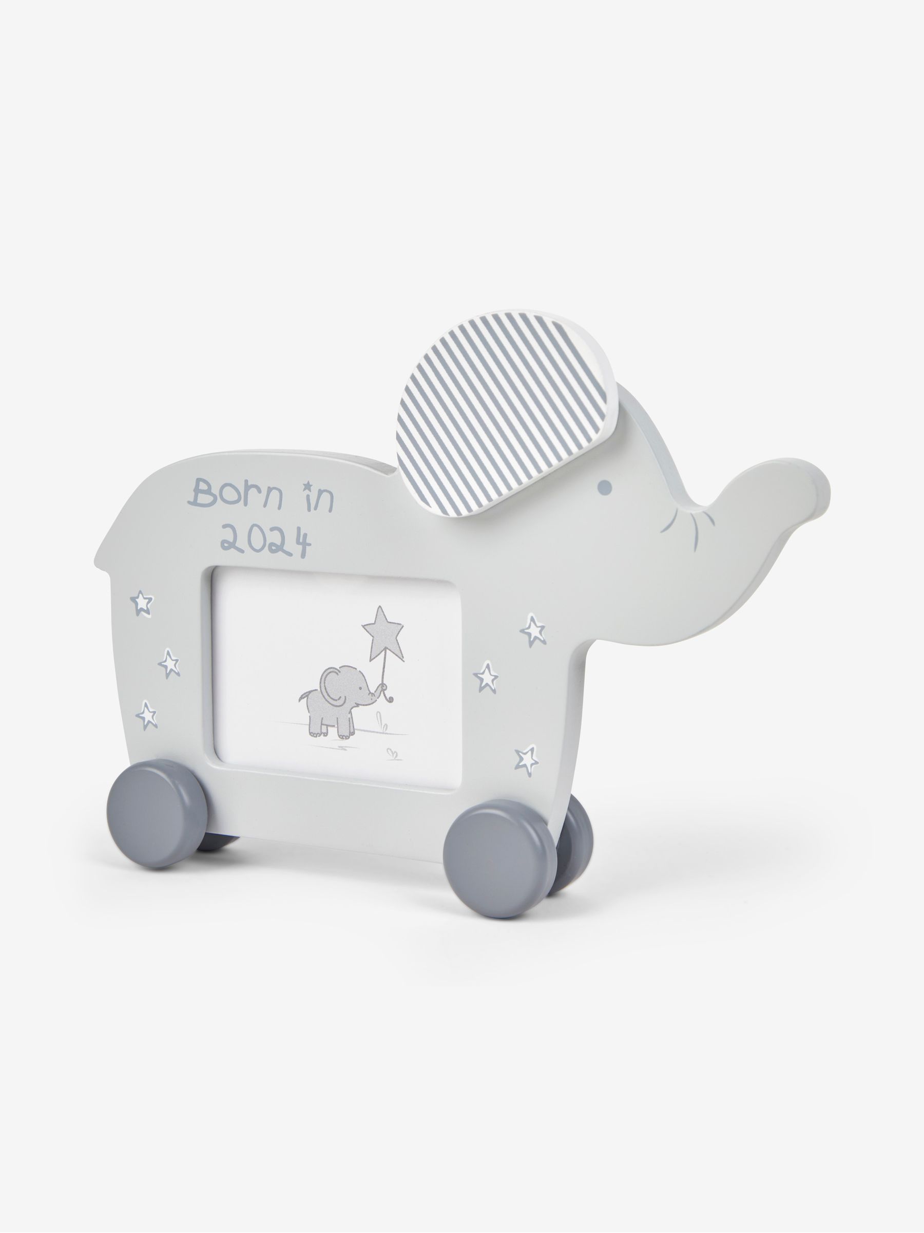 Born in 2024 Elephant Photo Frame - Image 2 of 2