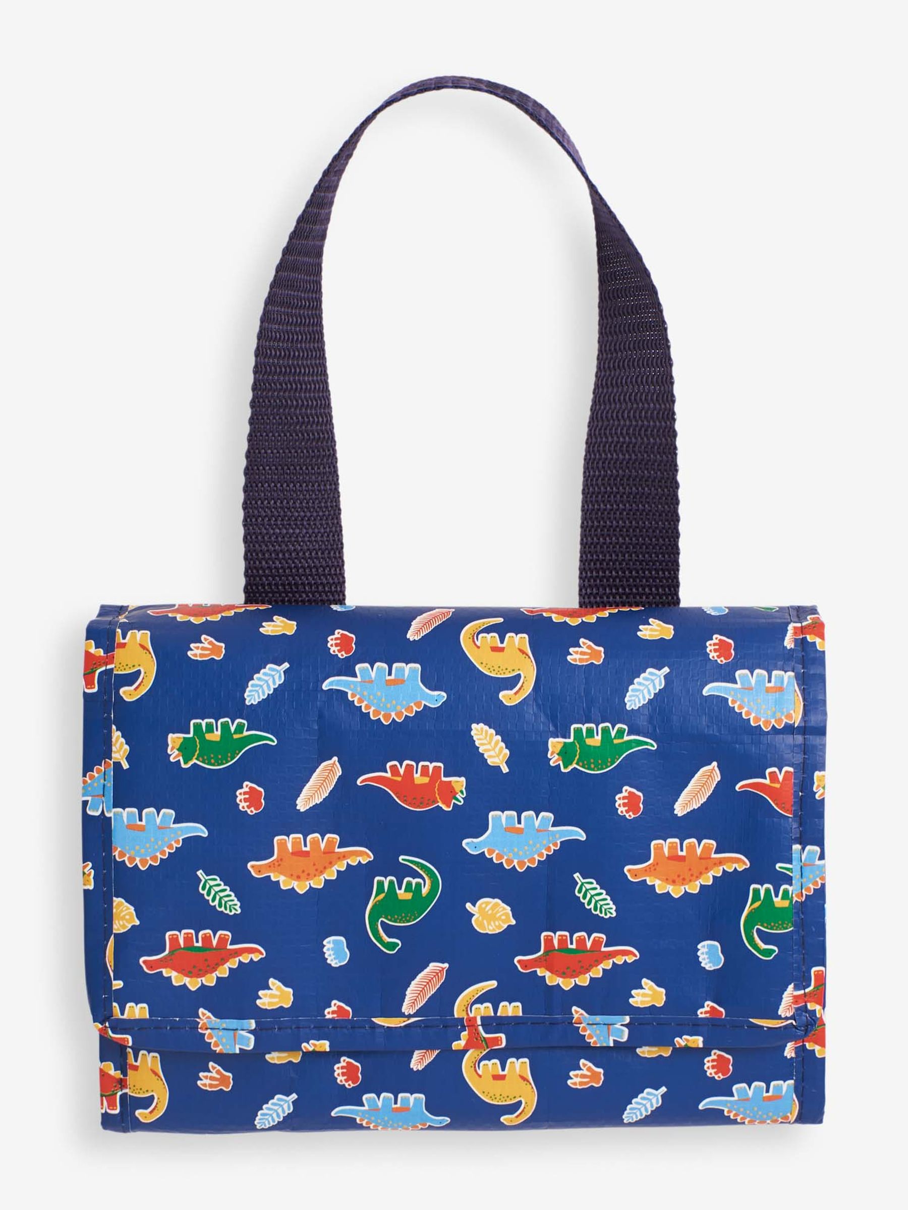 Blue Dino Insulated Food & Bottle Bag - Image 3 of 3