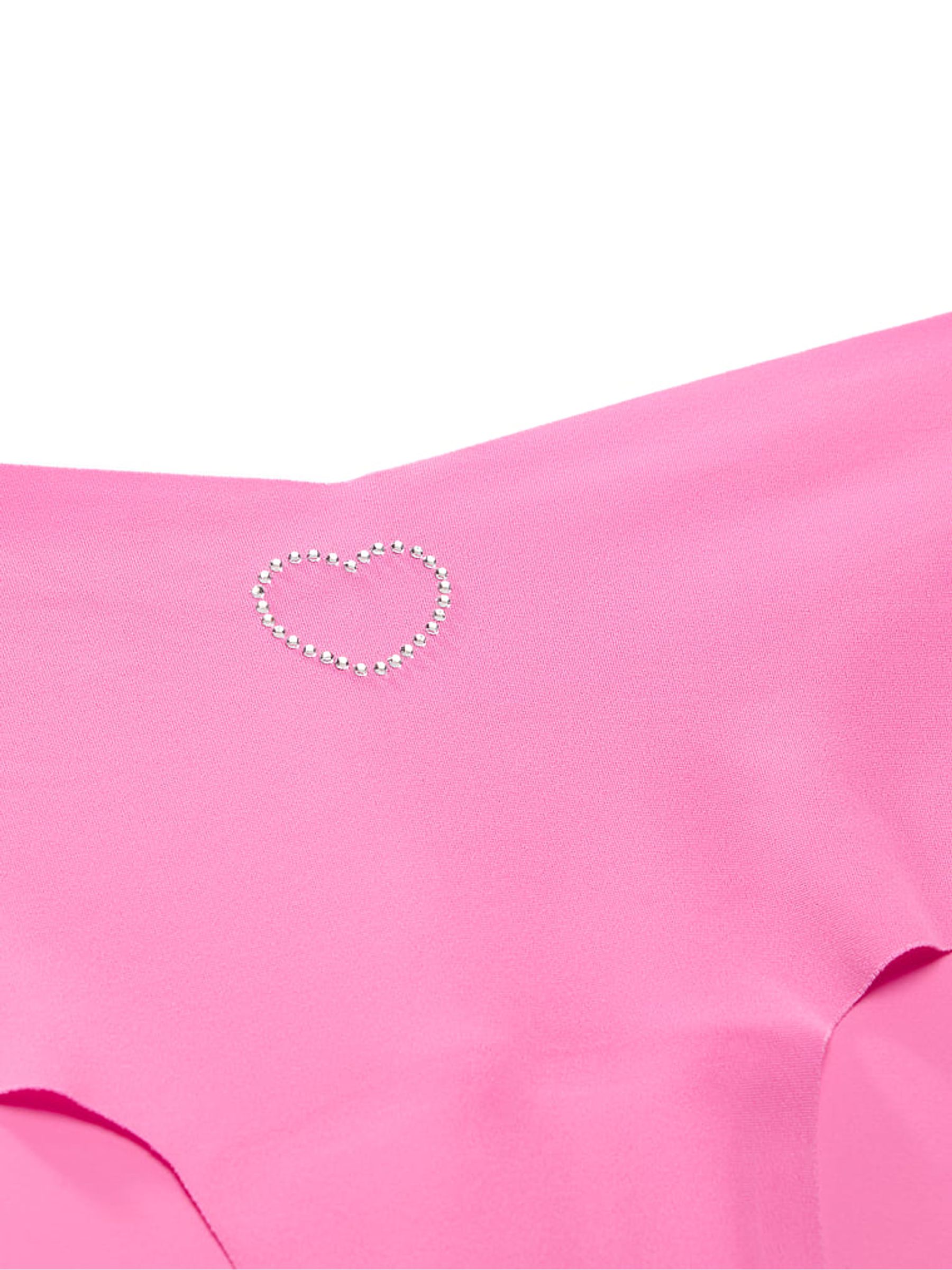 Hollywood Pink Diamante Hipster No Show Knickers - Image 3 of 3 Hollywood Pink Diamante Hipster No Show Knickers - Image 3 of 3