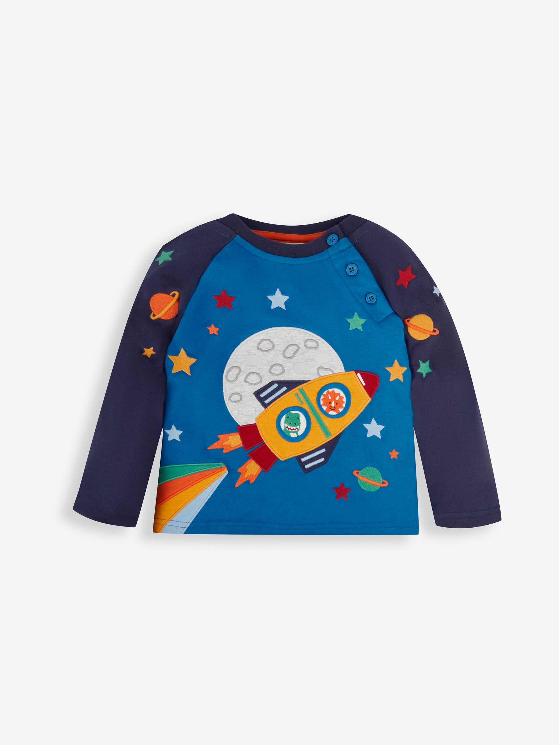Blue Rocket Appliqué Top - Image 1 of 3