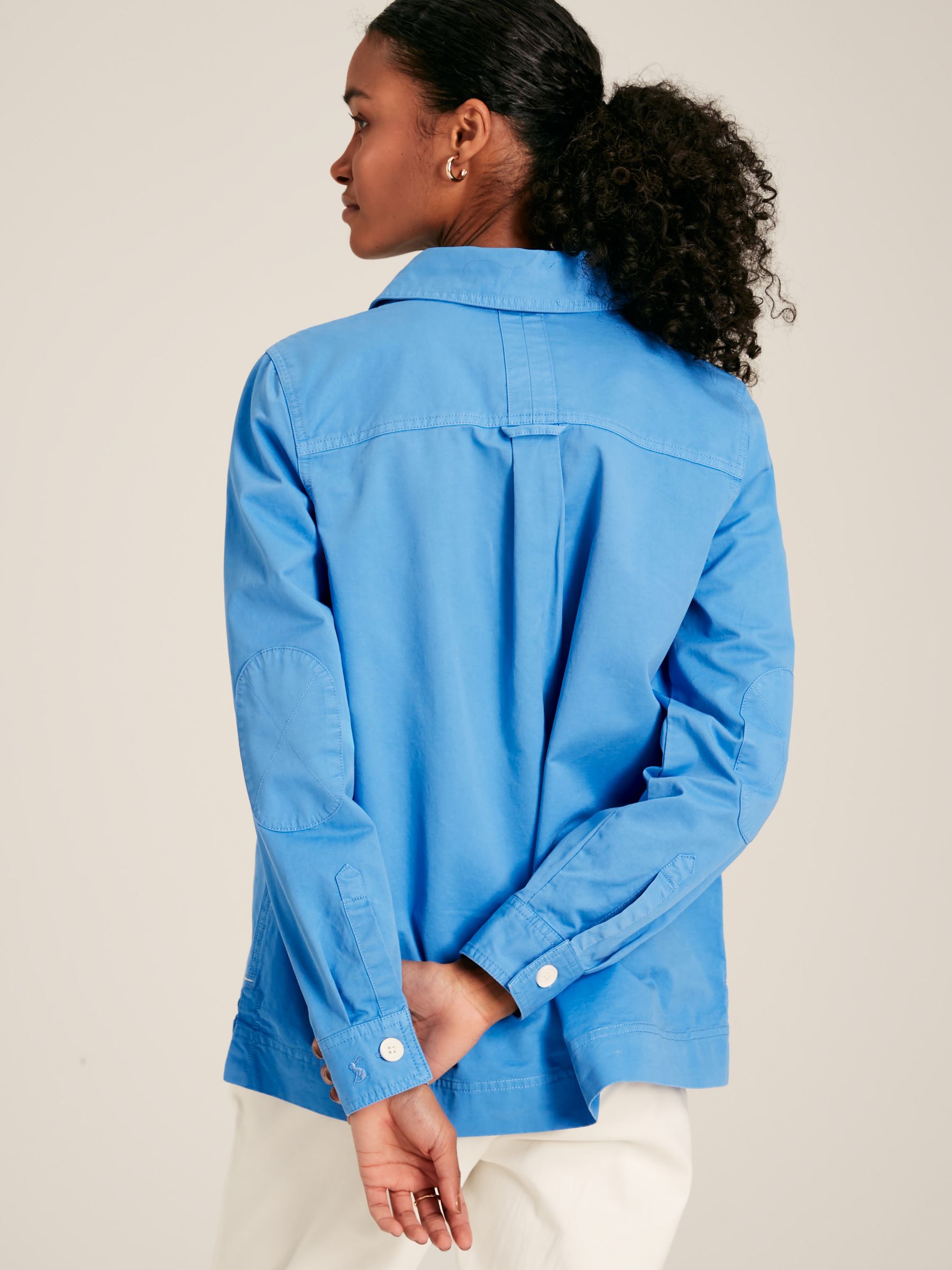 Brinley Blue Cotton Deck Shirt - Image 3 of 6