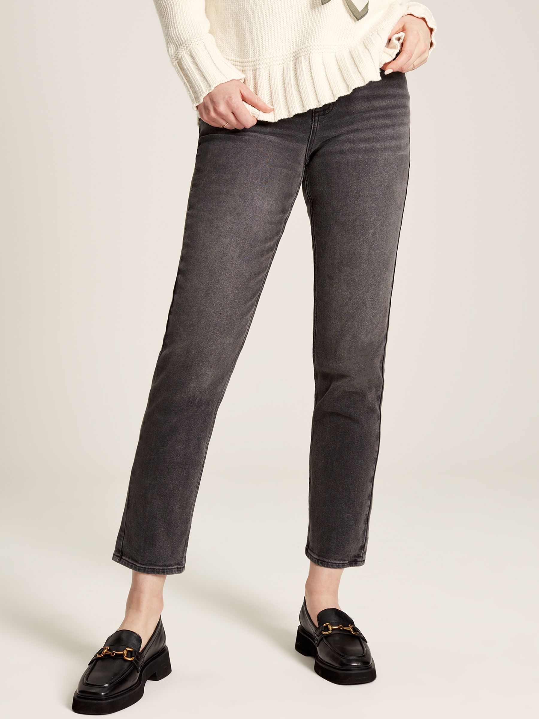 Black Slim Straight Jeans - Image 1 of 6