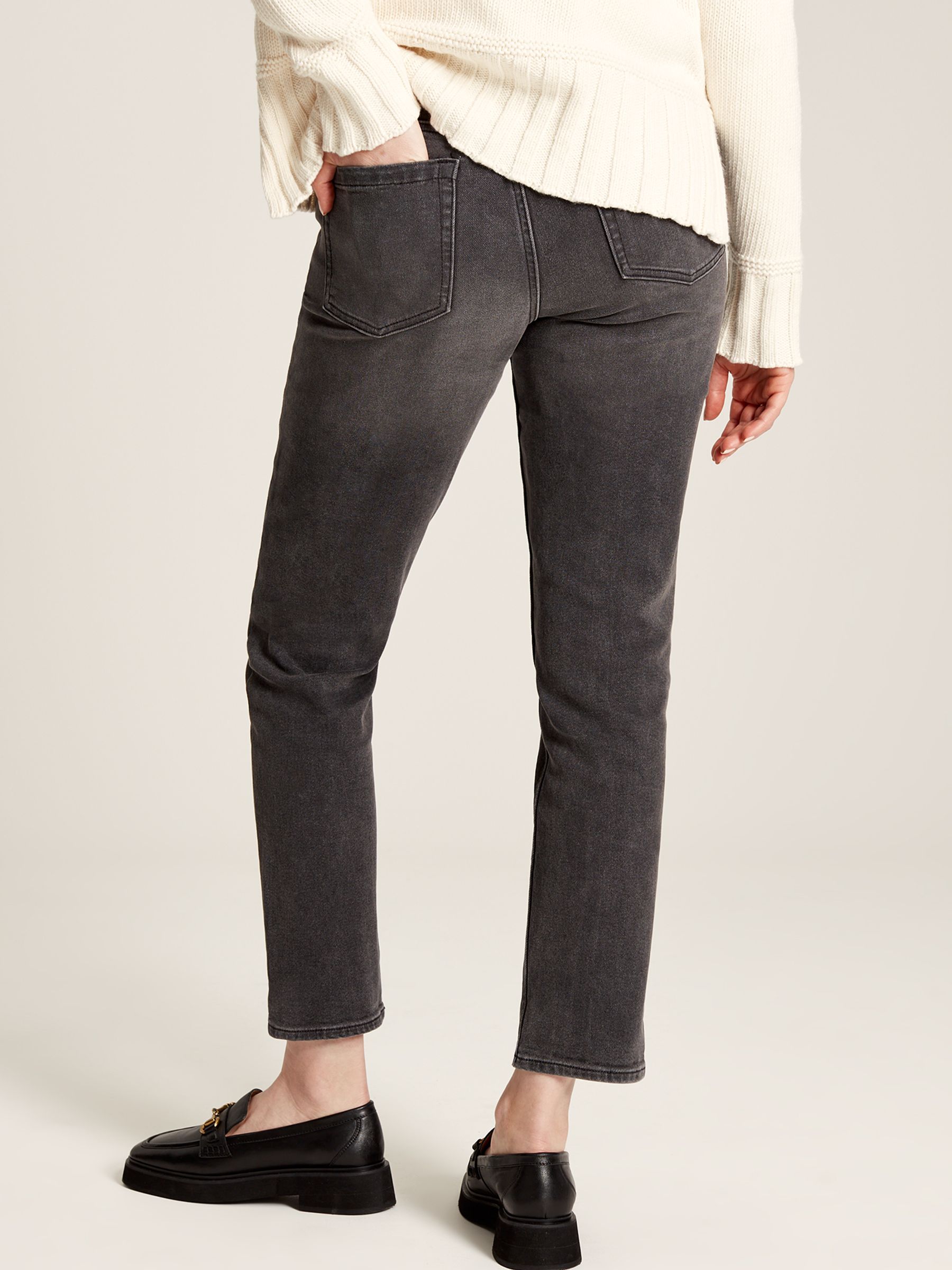 Black Slim Straight Jeans - Image 2 of 6