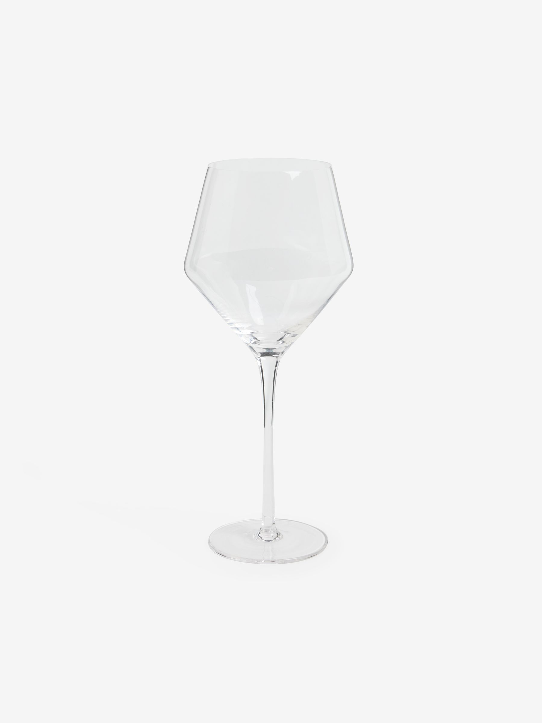 Velma Crystal Tapered Set of 4 Red Wine Glasses in Clear - Image 4 of 4