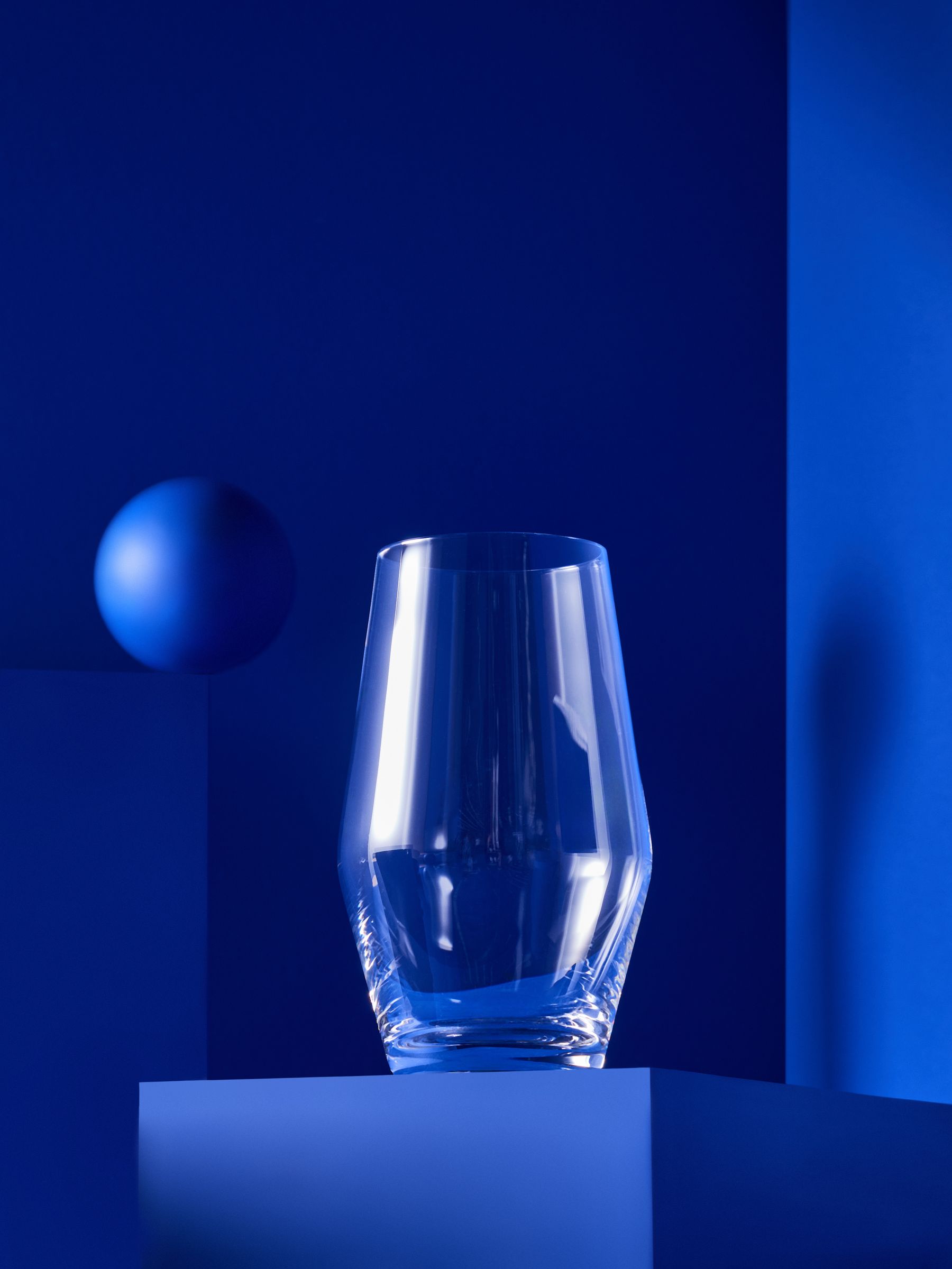 Velma Crystal Tumbler Glasses in Clear - Image 3 of 4