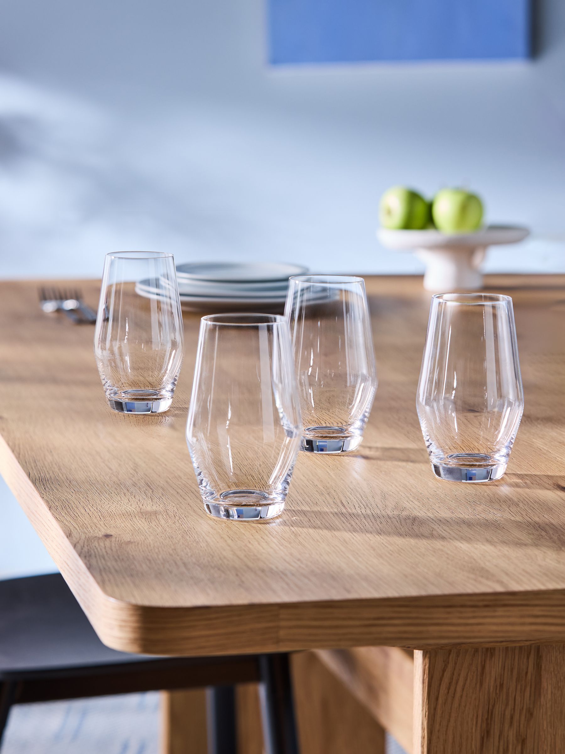 Velma Crystal Tumbler Glasses in Clear - Image 4 of 4
