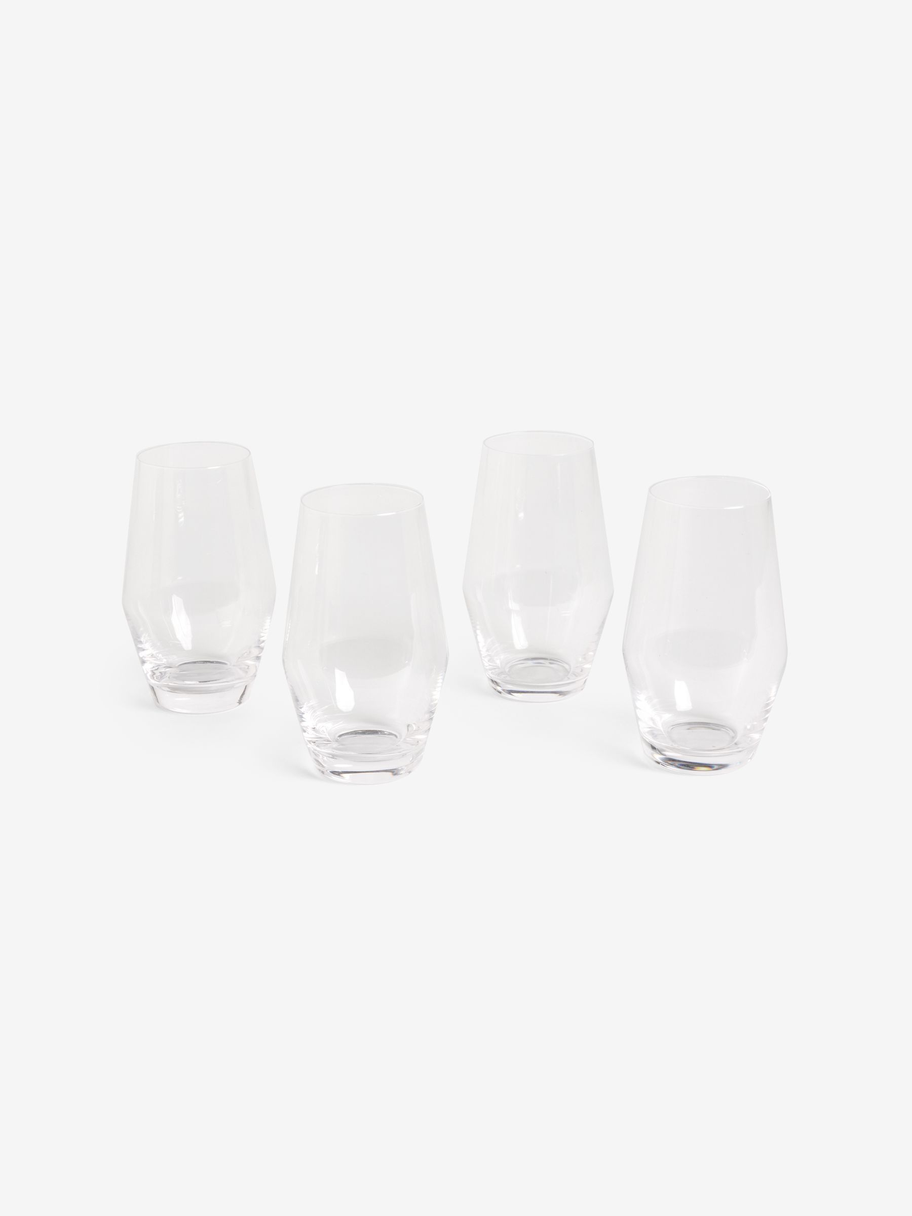 Velma Crystal Tumbler Glasses in Clear - Image 5 of 5