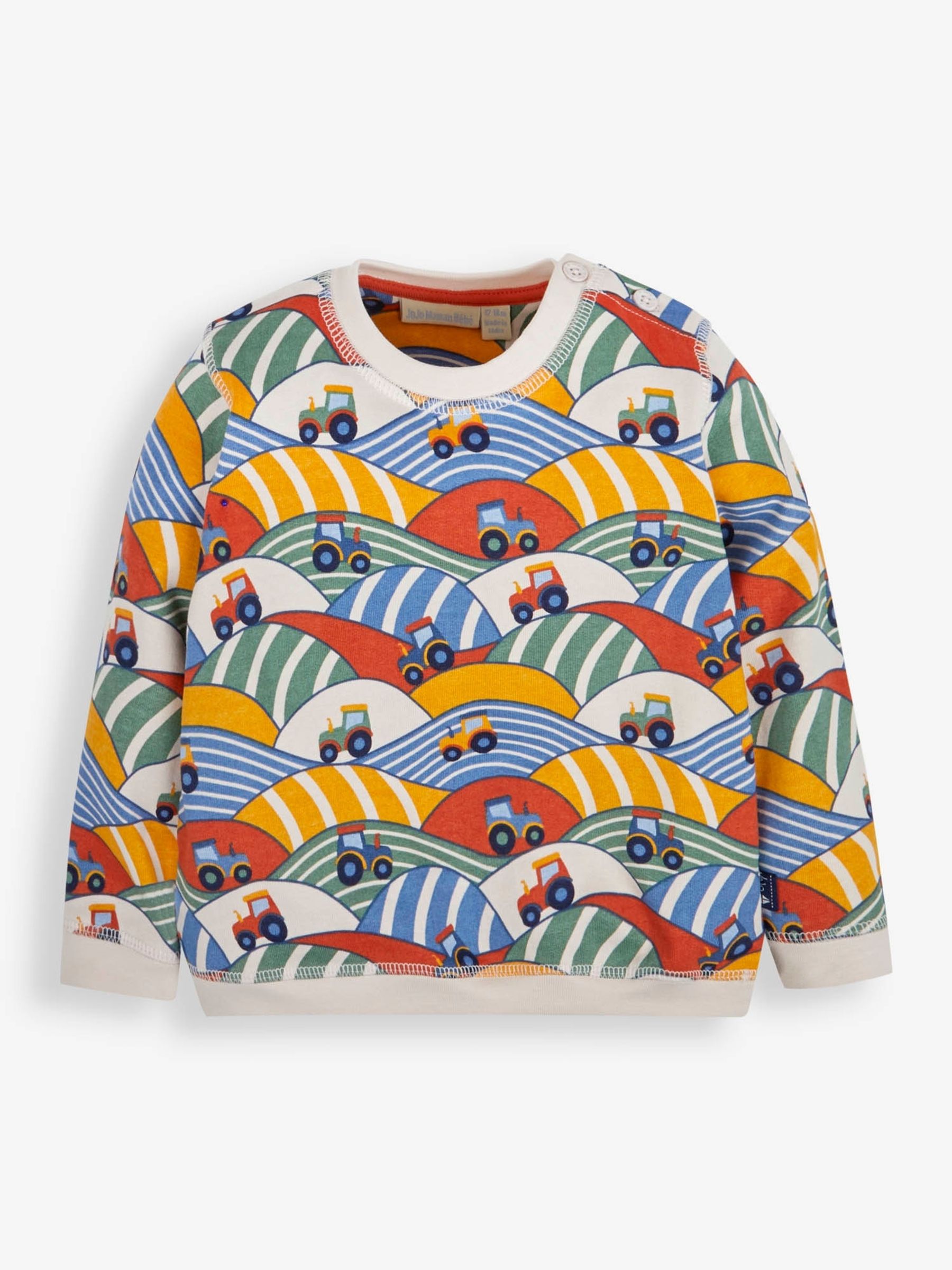 Stone Tractor & Field Print Sweatshirt - Image 1 of 5