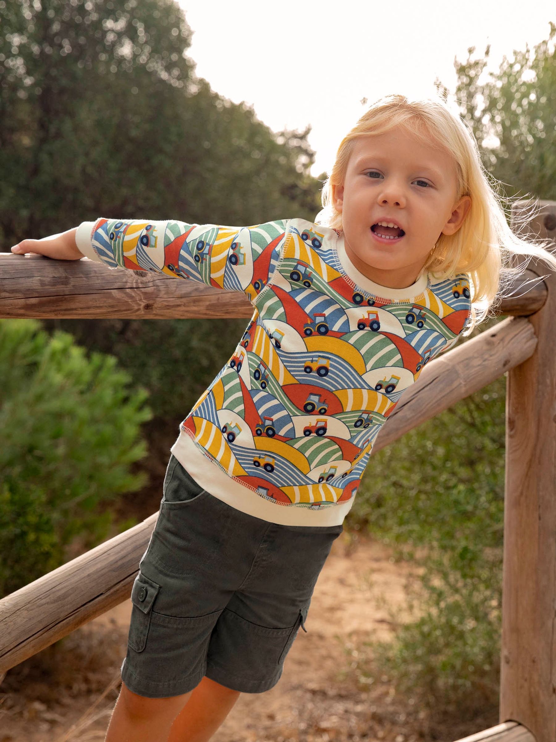 Stone Tractor & Field Print Sweatshirt - Image 4 of 5