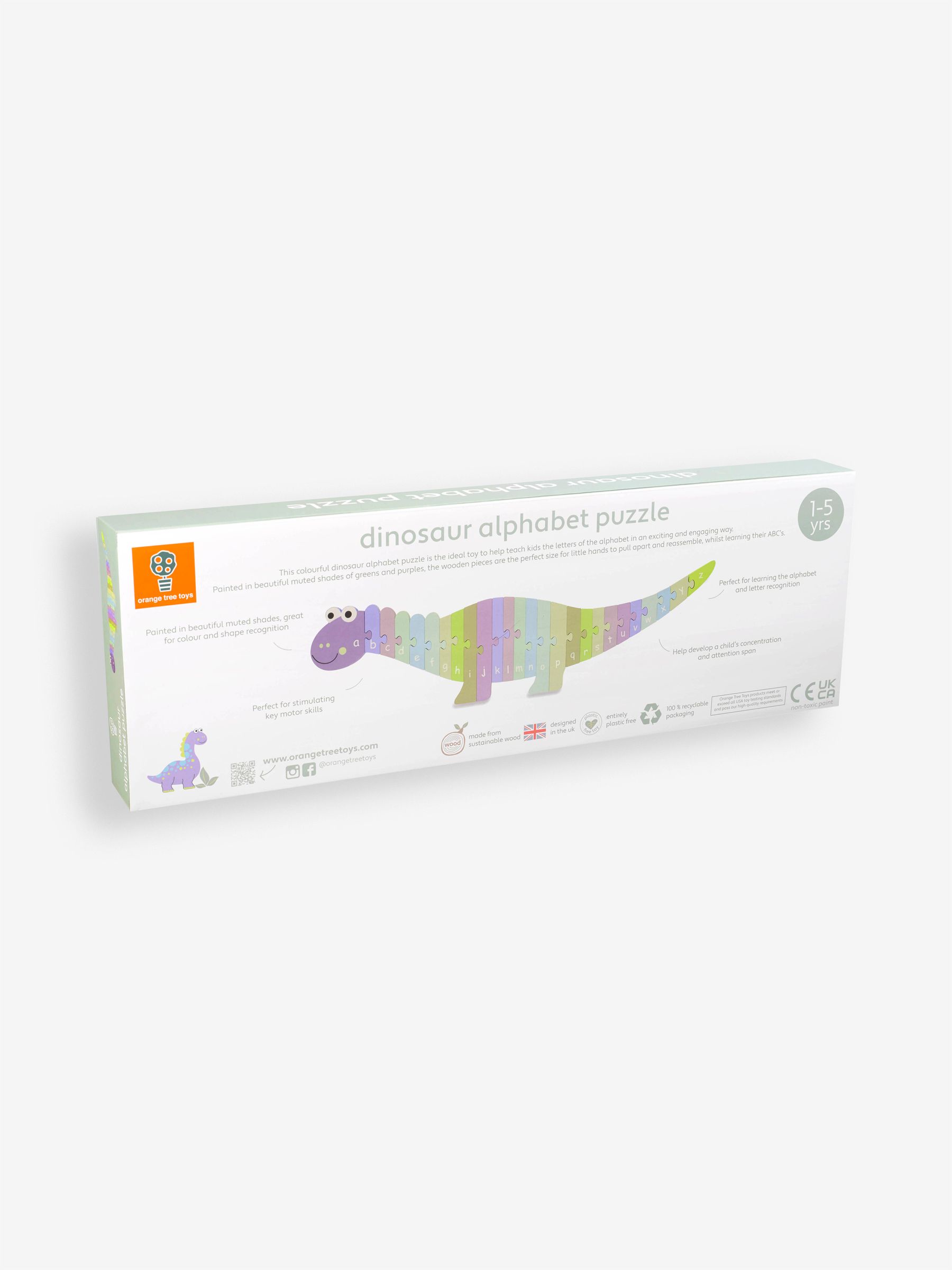 Orange Tree Toys Dinosaur Alphabet Puzzle - Image 3 of 9