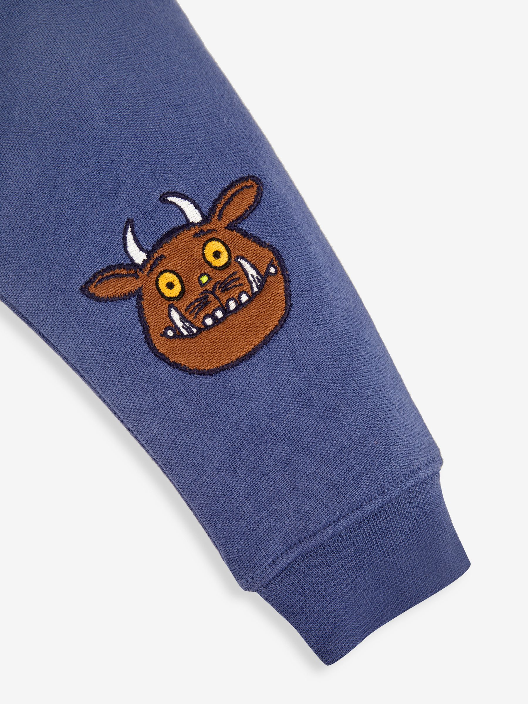 Indigo The Gruffalo Appliqué Breton Top & Knee Joggers Baby Set - Image 5 of 5