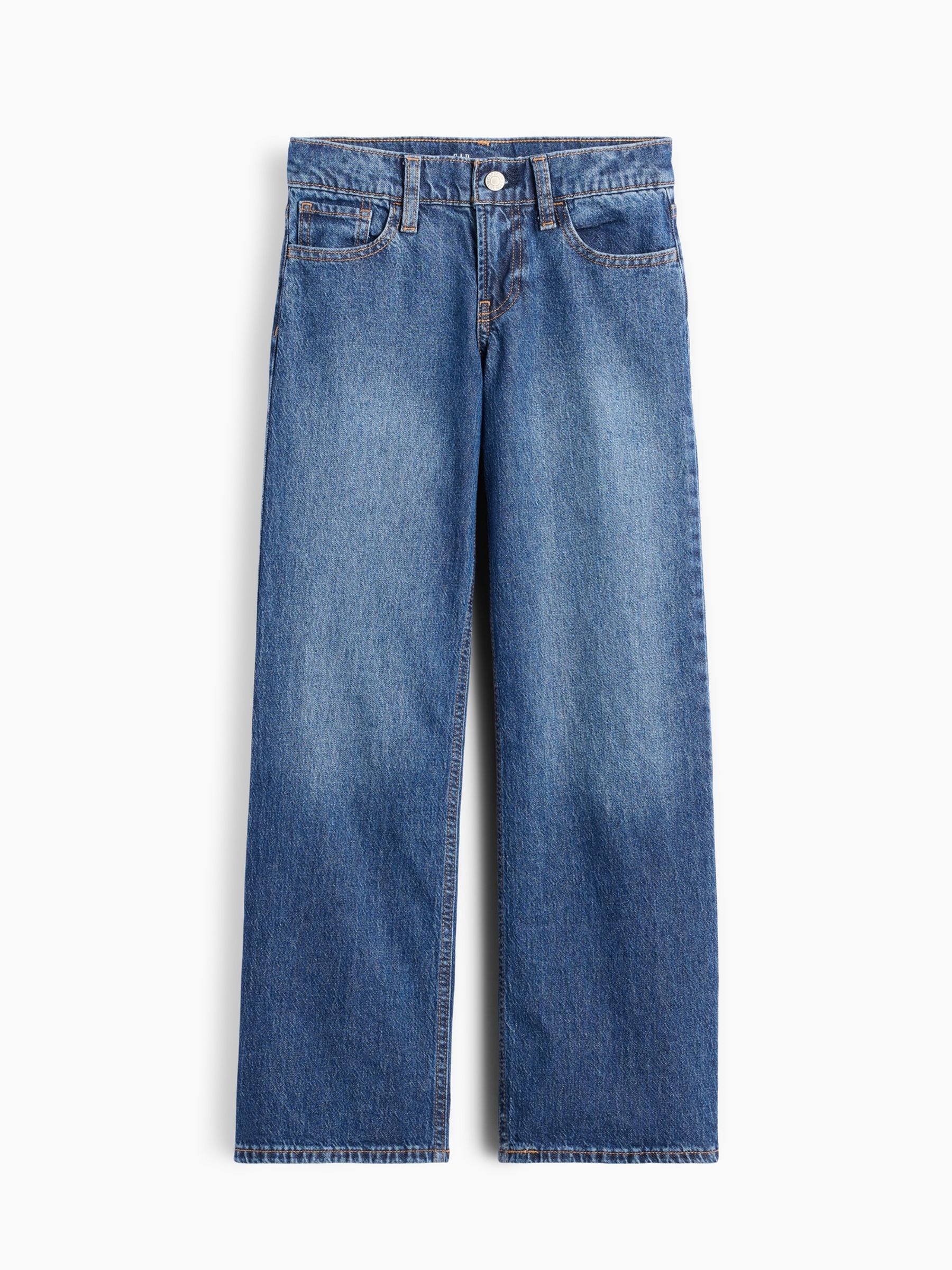 Dark Wash Blue Straight Jeans - Image 5 of 5