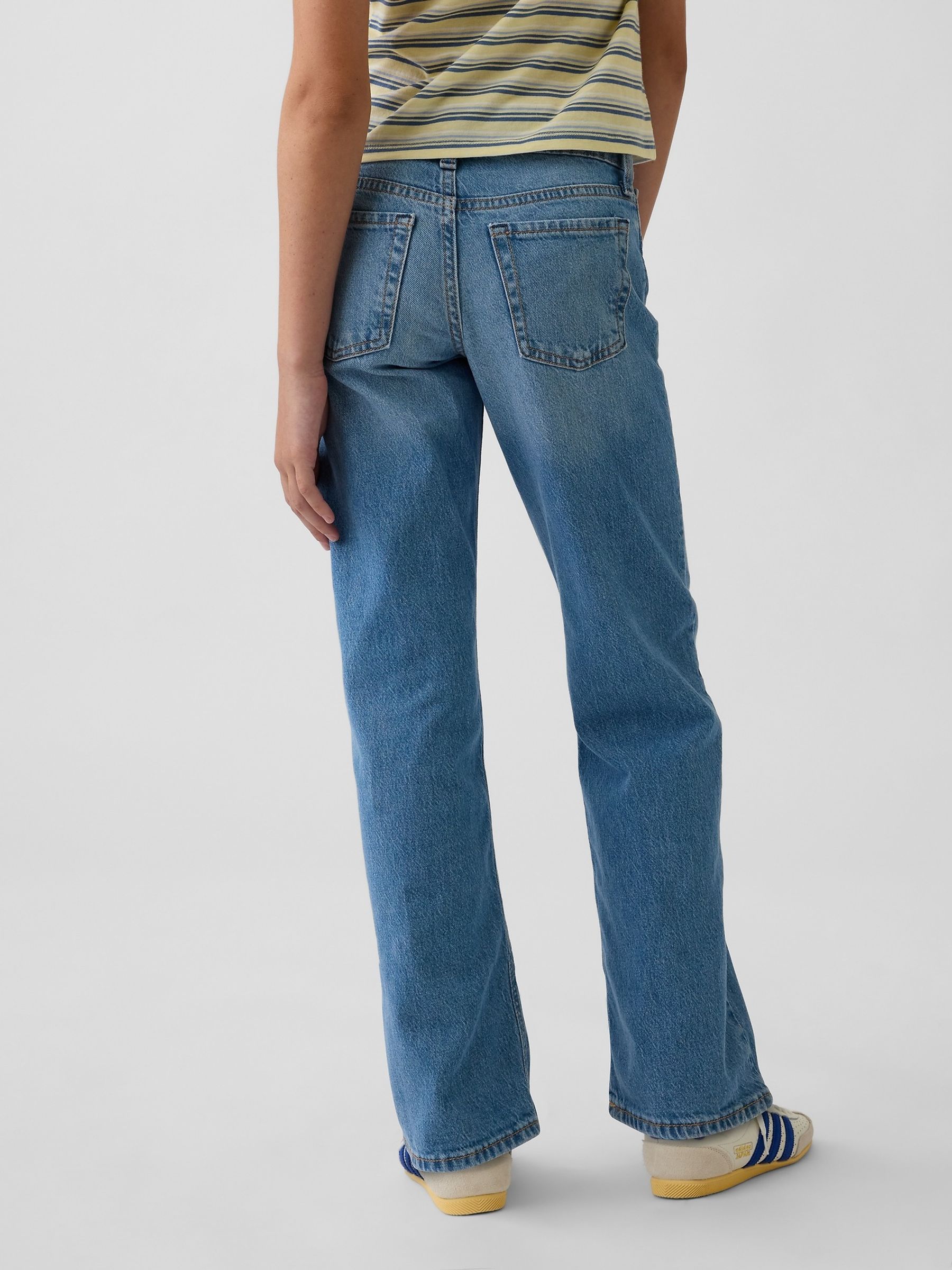 Medium Wash Straight Jeans - Image 2 of 5 Medium Wash Straight Jeans - Image 2 of 5