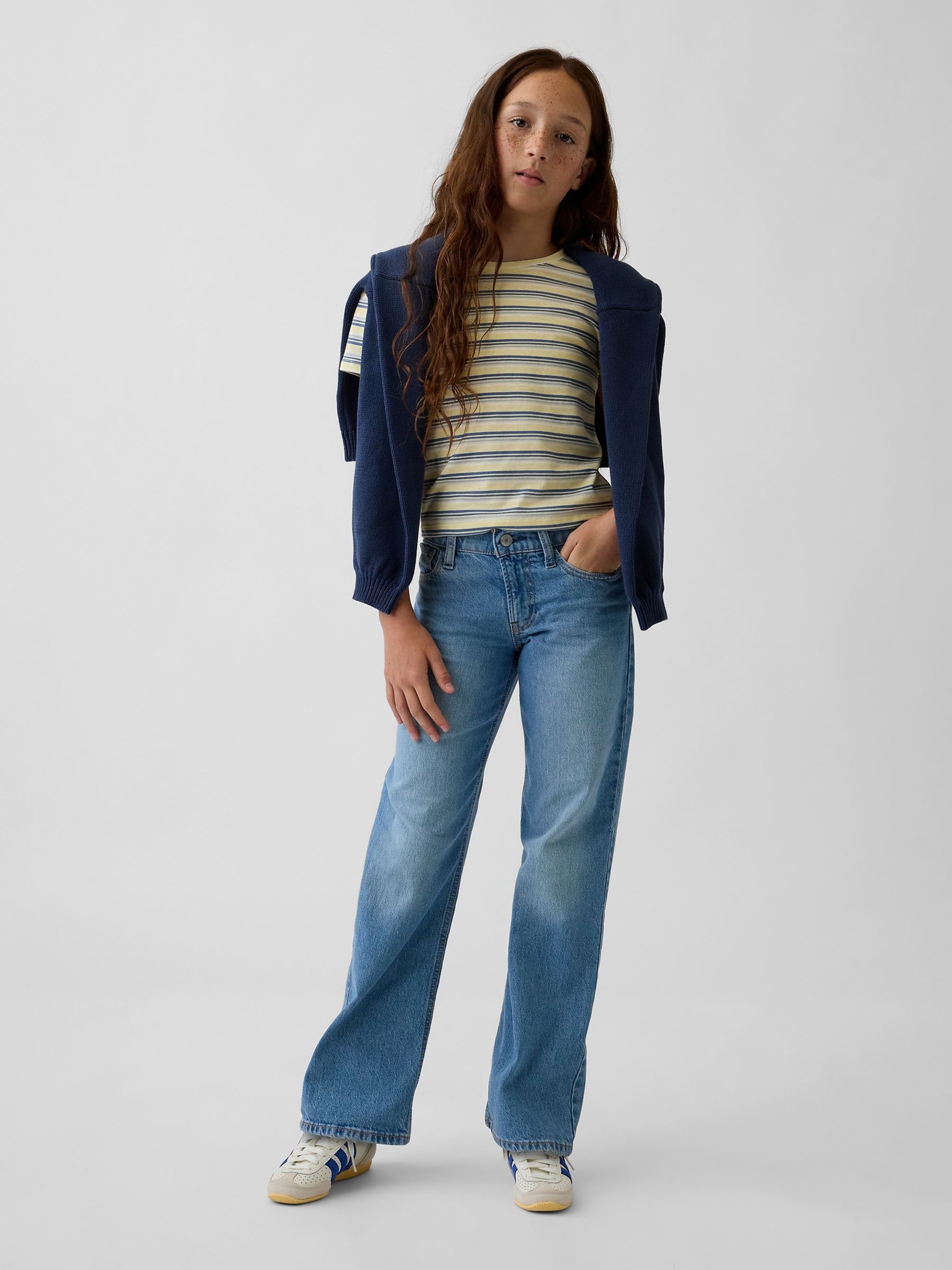 Medium Wash Straight Jeans - Image 4 of 5