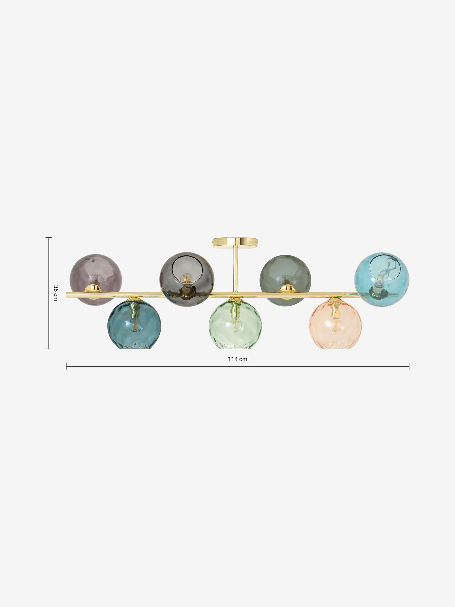 Ilaria Flush Ceiling in Brass - Image 4 of 4