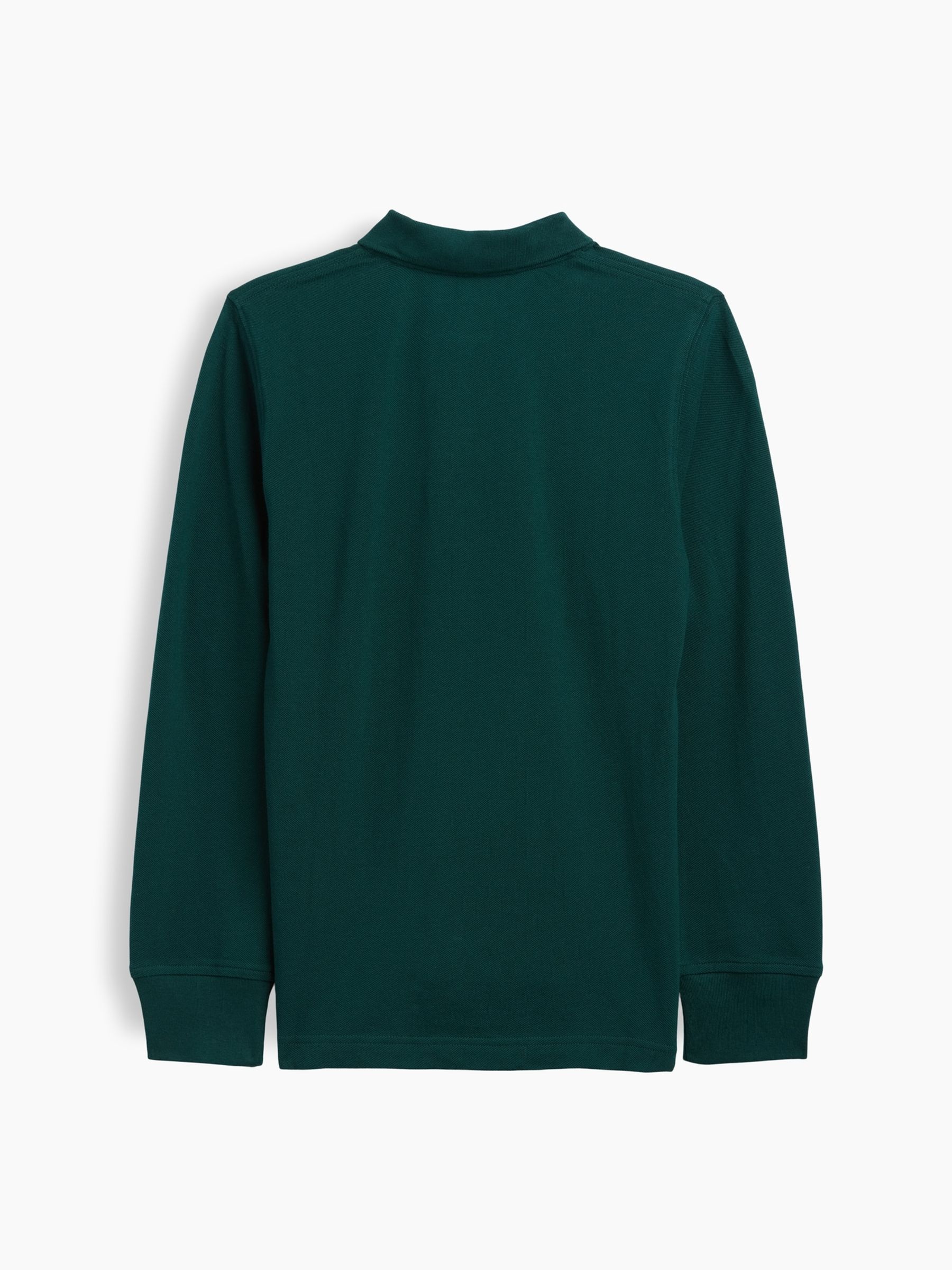 Green Uniform Pique Long Sleeve Polo Shirt - Image 2 of 3