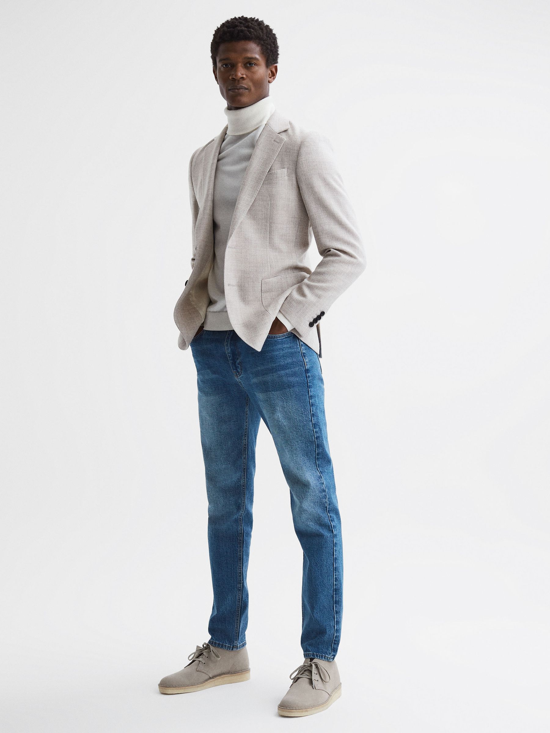 Clarks Men's Clarks Desert Boot Denim Jeans Desert Clarks Men