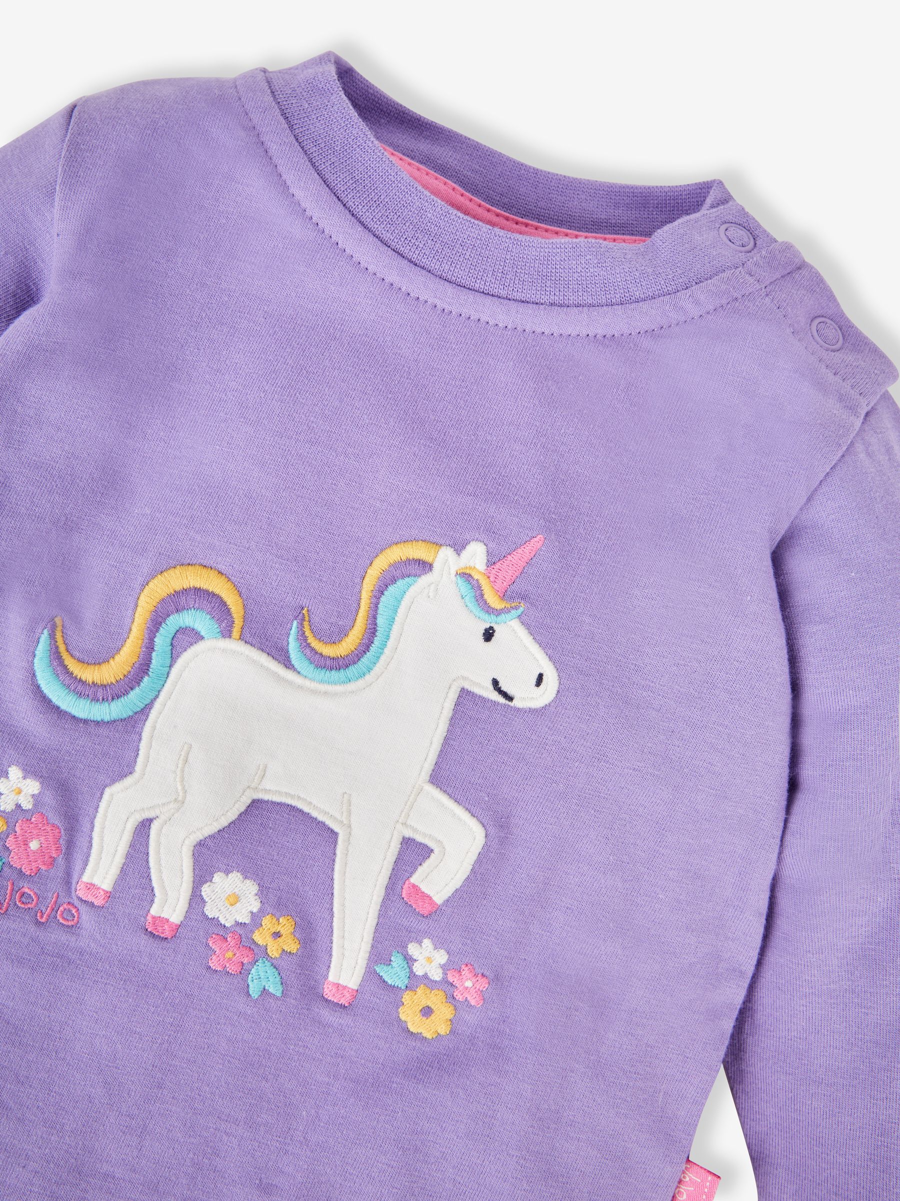 Lilac Purple Unicorn 2-Pack Tops - Image 4 of 5