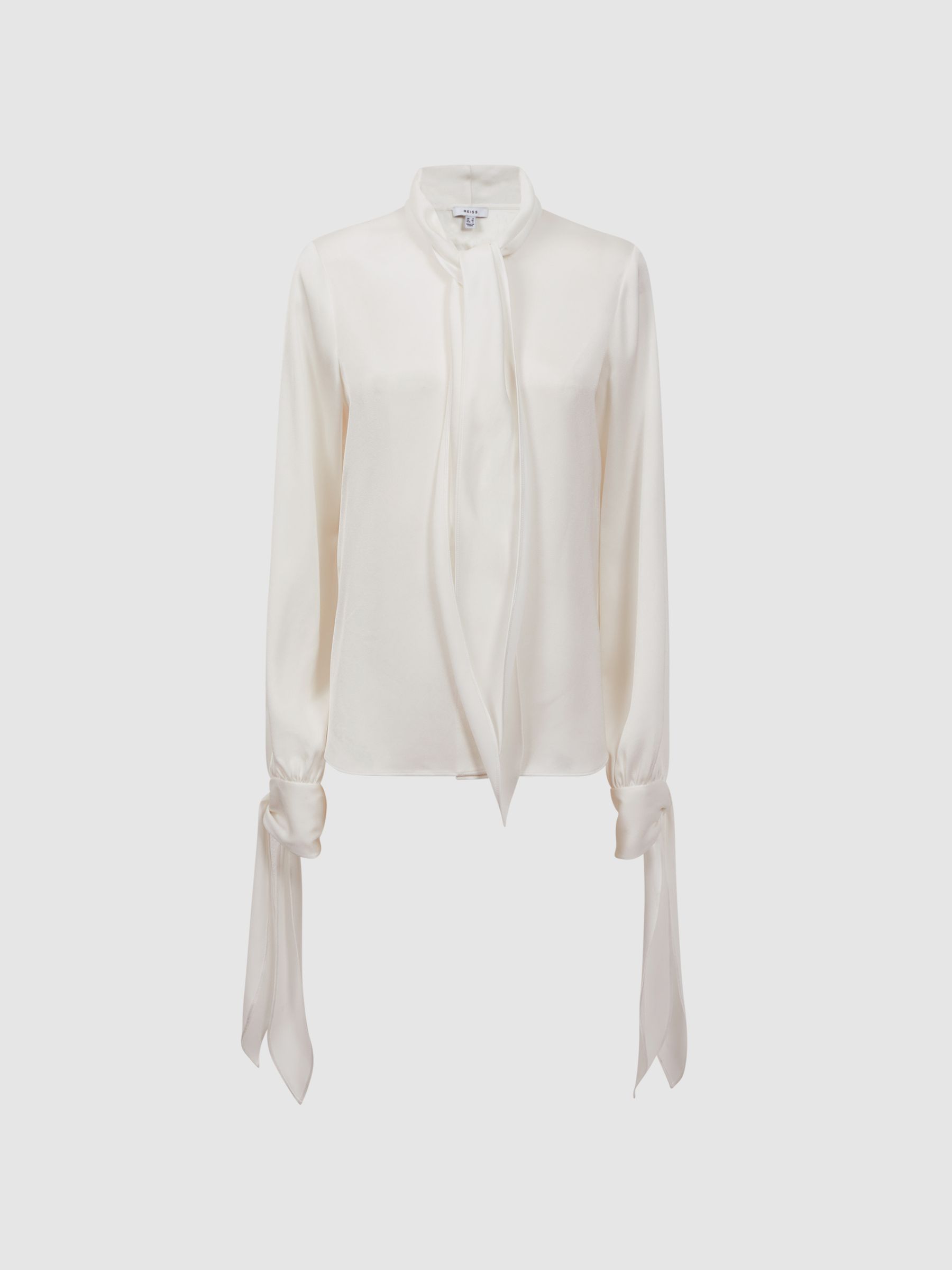 Tie Detail Blouse in Ivory - Image 2 of 5