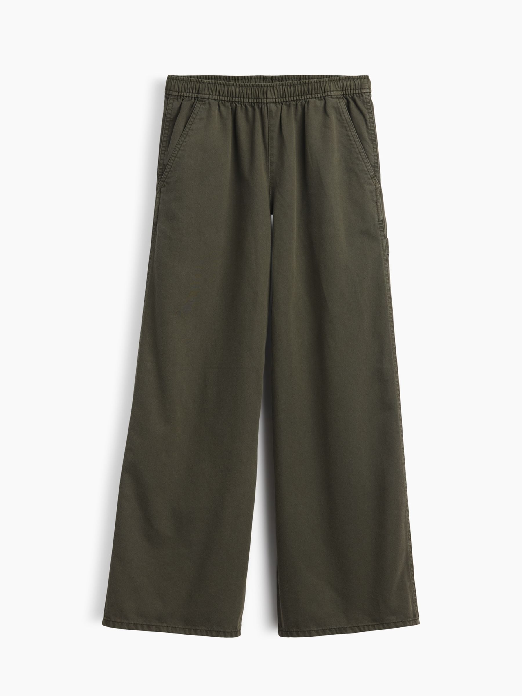 Green Easy Wide-Leg Utility Trousers - Image 5 of 5 Green Easy Wide-Leg Utility Trousers - Image 5 of 5