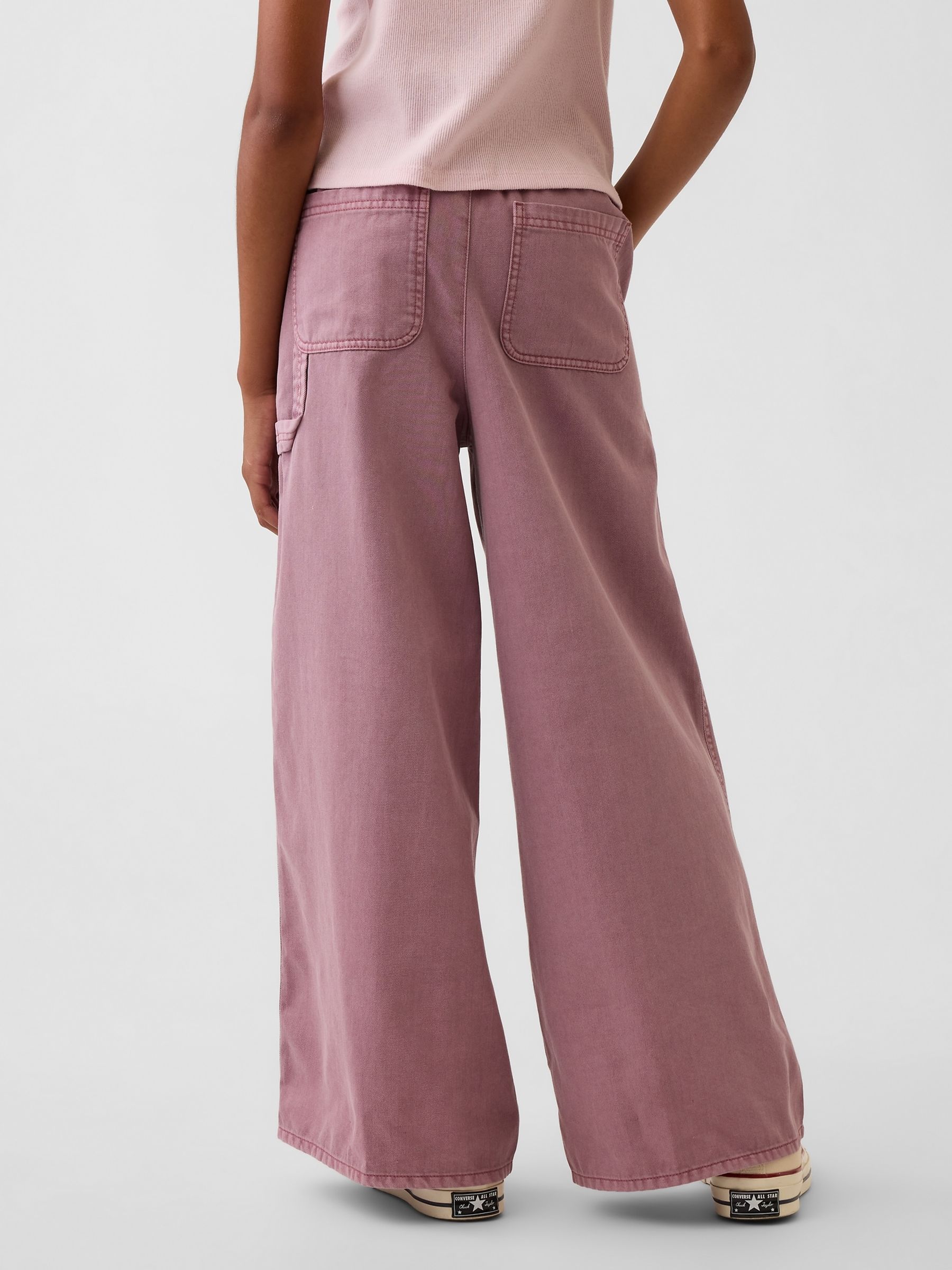 Pink Easy Wide-Leg Utility Trousers - Image 2 of 5