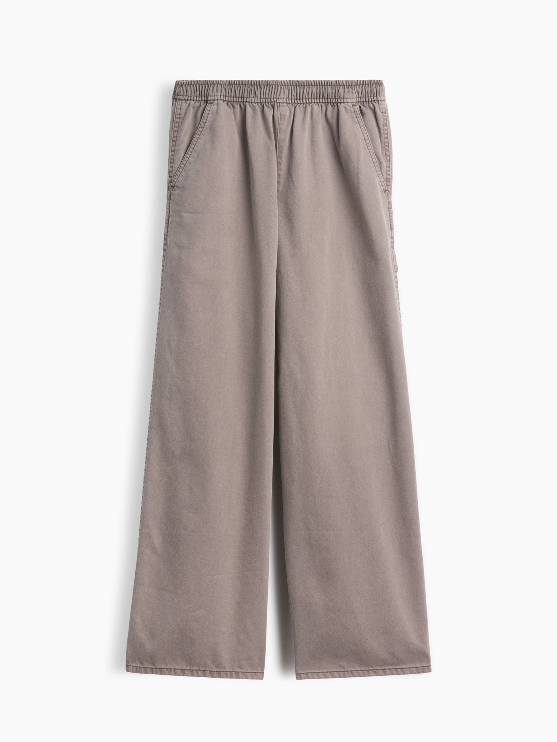 Brown Easy Wide-Leg Utility Trousers - Image 5 of 5