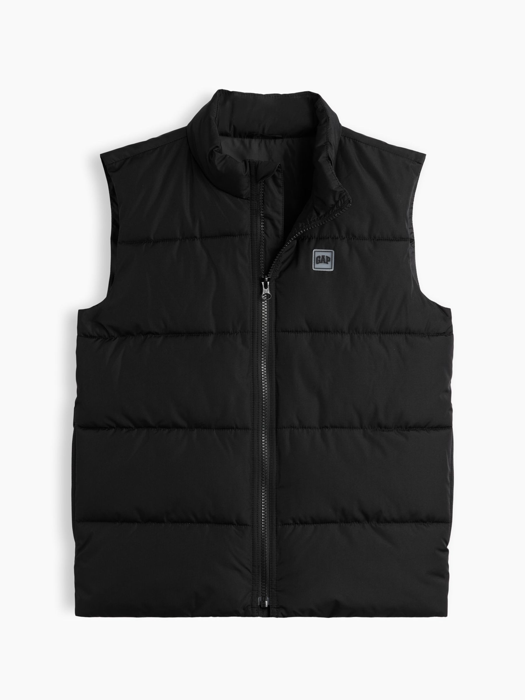 Black Relaxed Puffer Gilet - Image 4 of 5