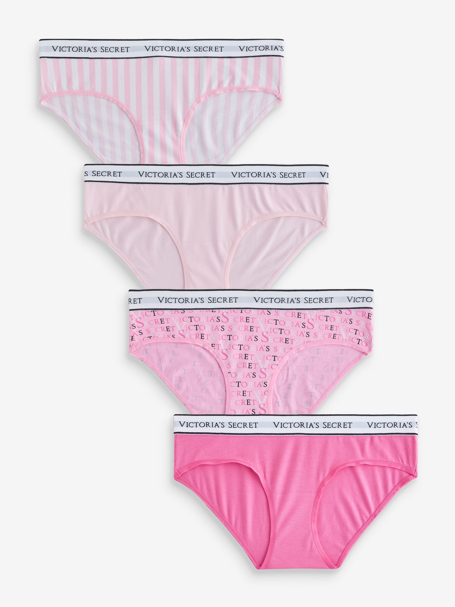 Pink Hipster Logo 4 Pack Knickers - Image 1 of 7