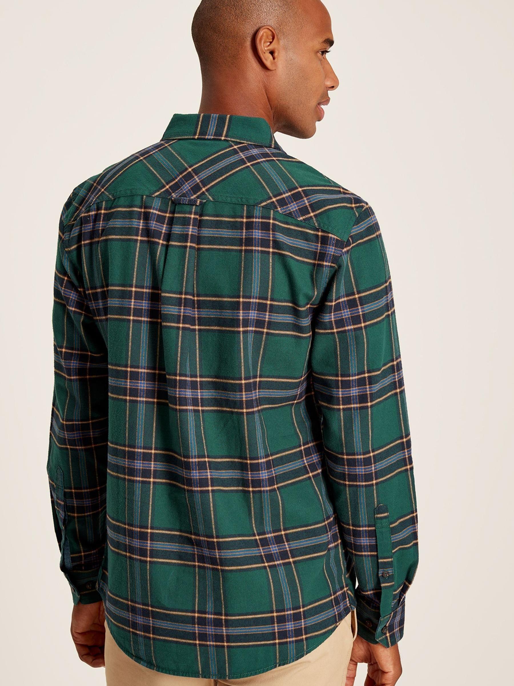 Buchannan Green Cotton Check Shirt - Image 2 of 7